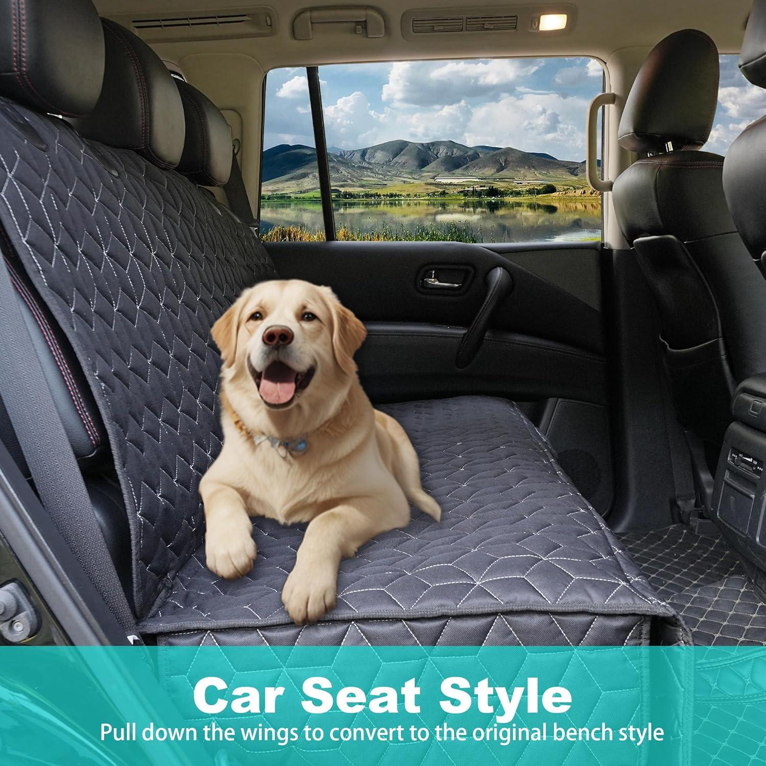 Funda de Asiento para Perros Meginc SUV Mediano Impermeable