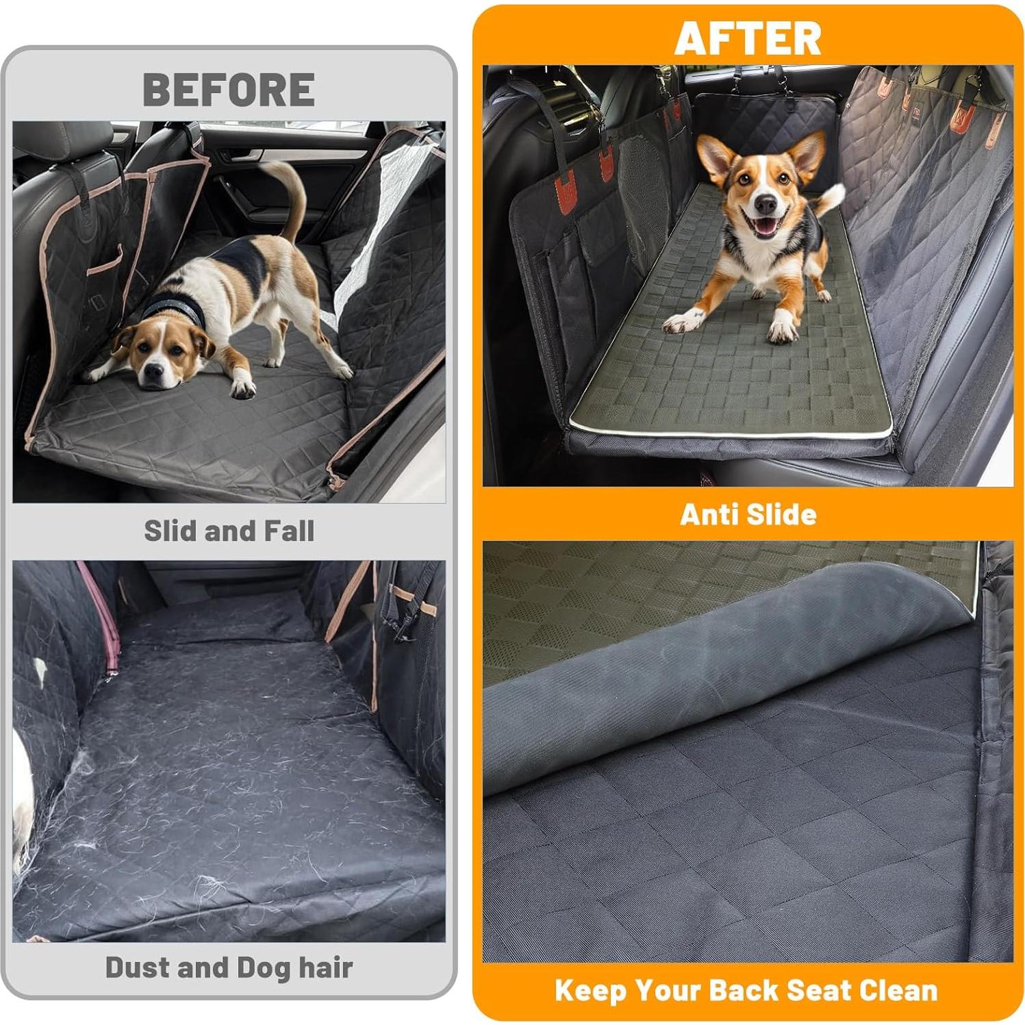 Alfombra Antideslizante Manificent para Asiento Trasero 132x60cm