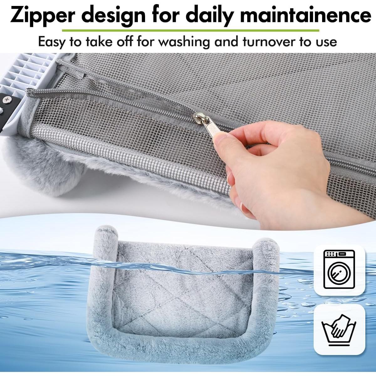 Perchero de Ventana para Gatos Zoratoo Grande Gris