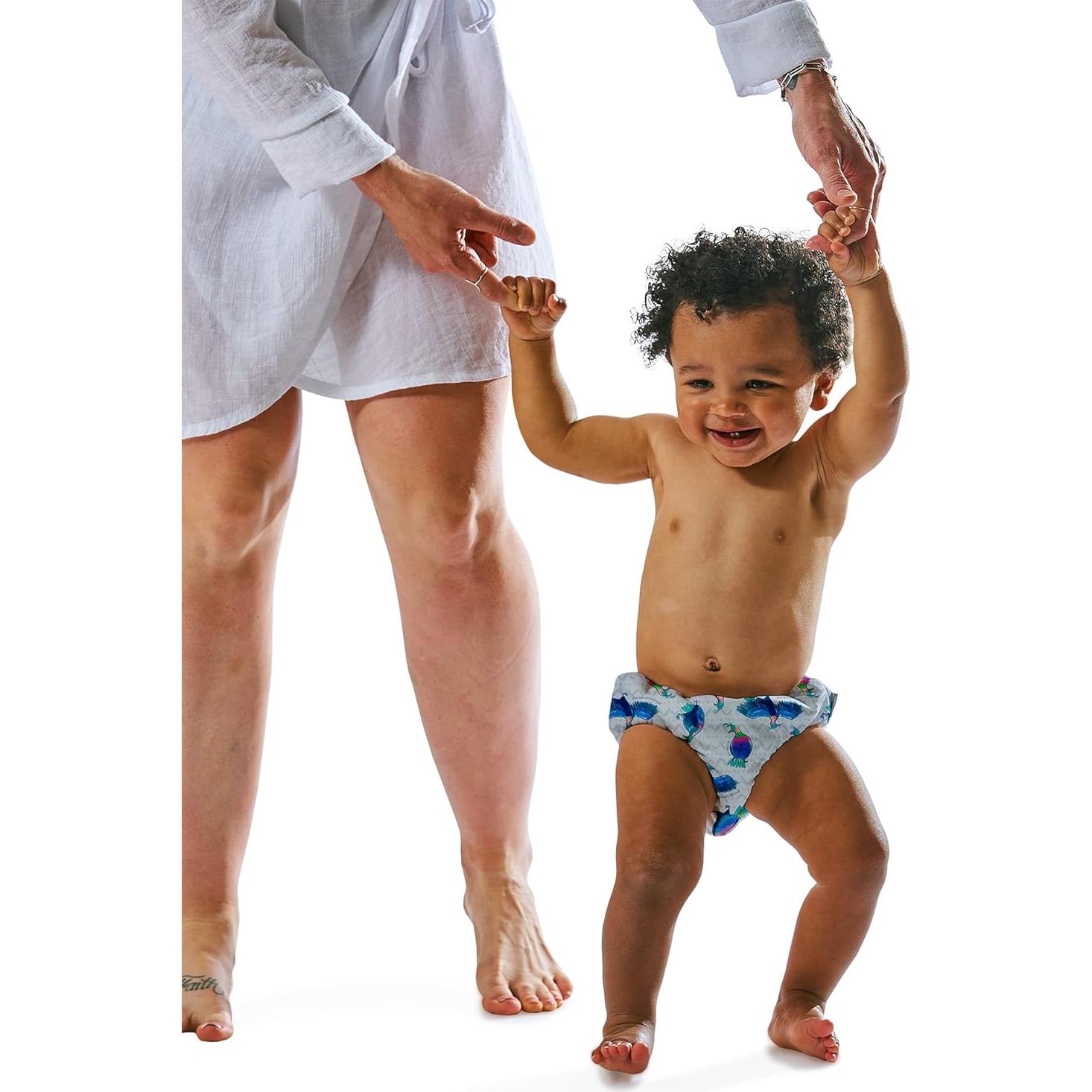 Pañal de Natación Reutilizable i play 3T UPF 50 Gris