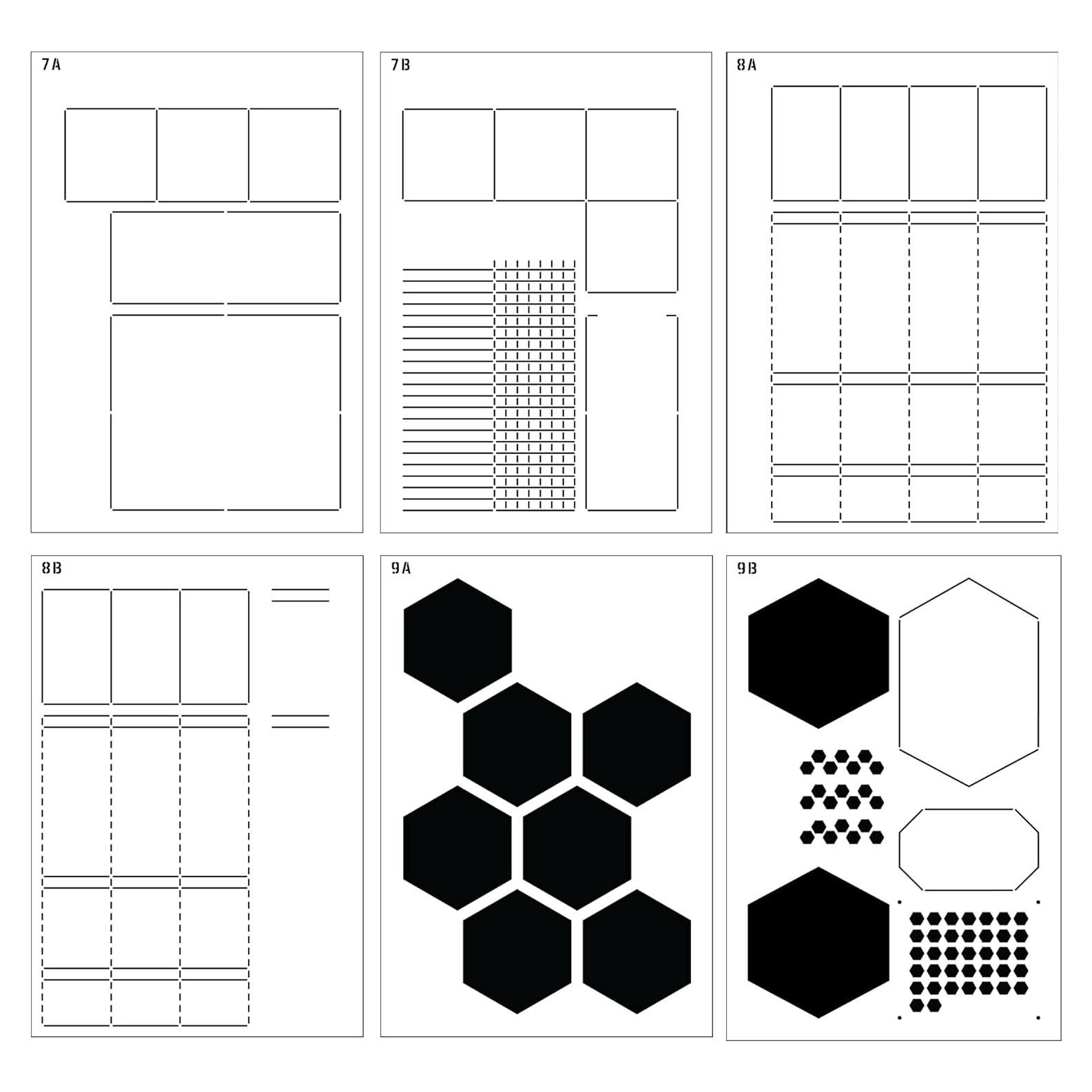 Plantillas Semanales A5 Sunny Streak - 6 Diseños para Diario