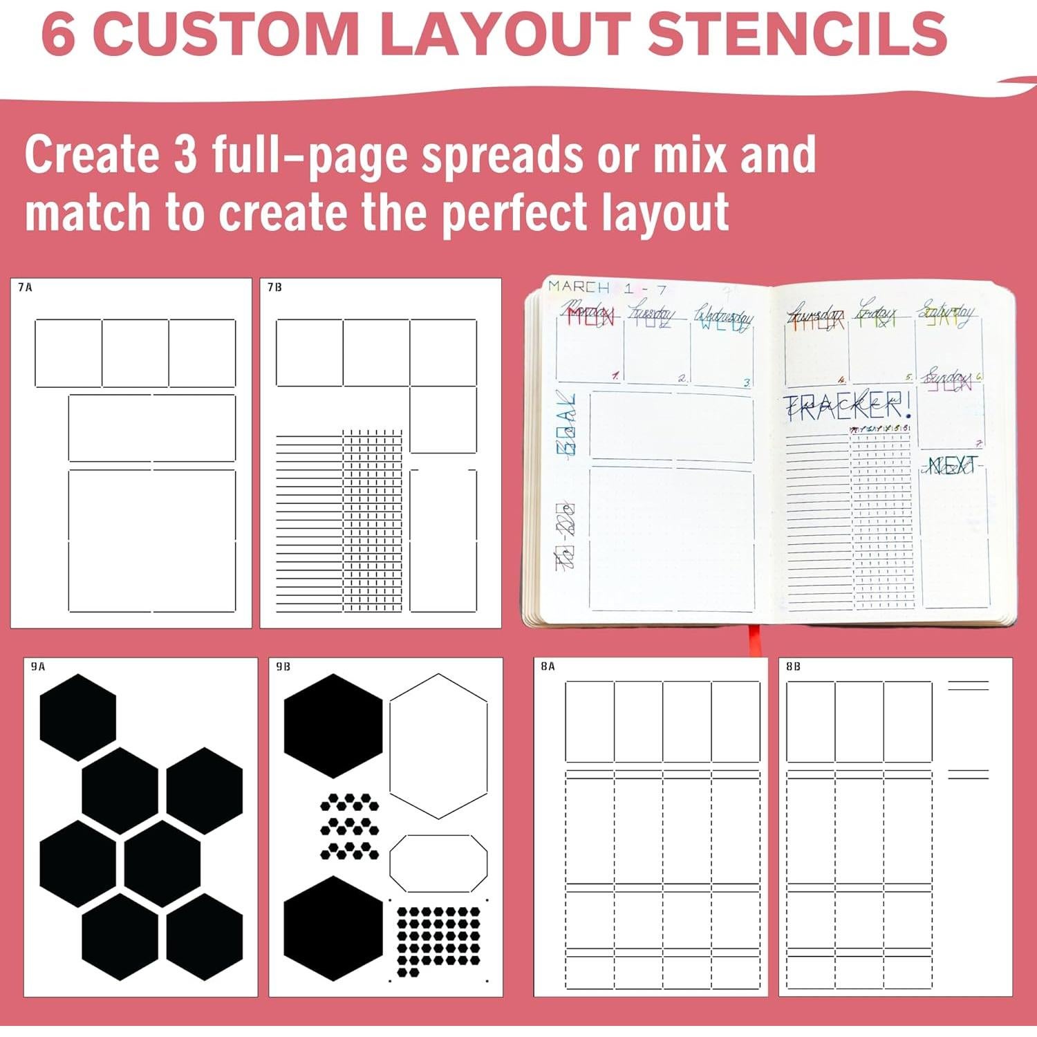 Plantillas Semanales A5 Sunny Streak - 6 Diseños para Diario