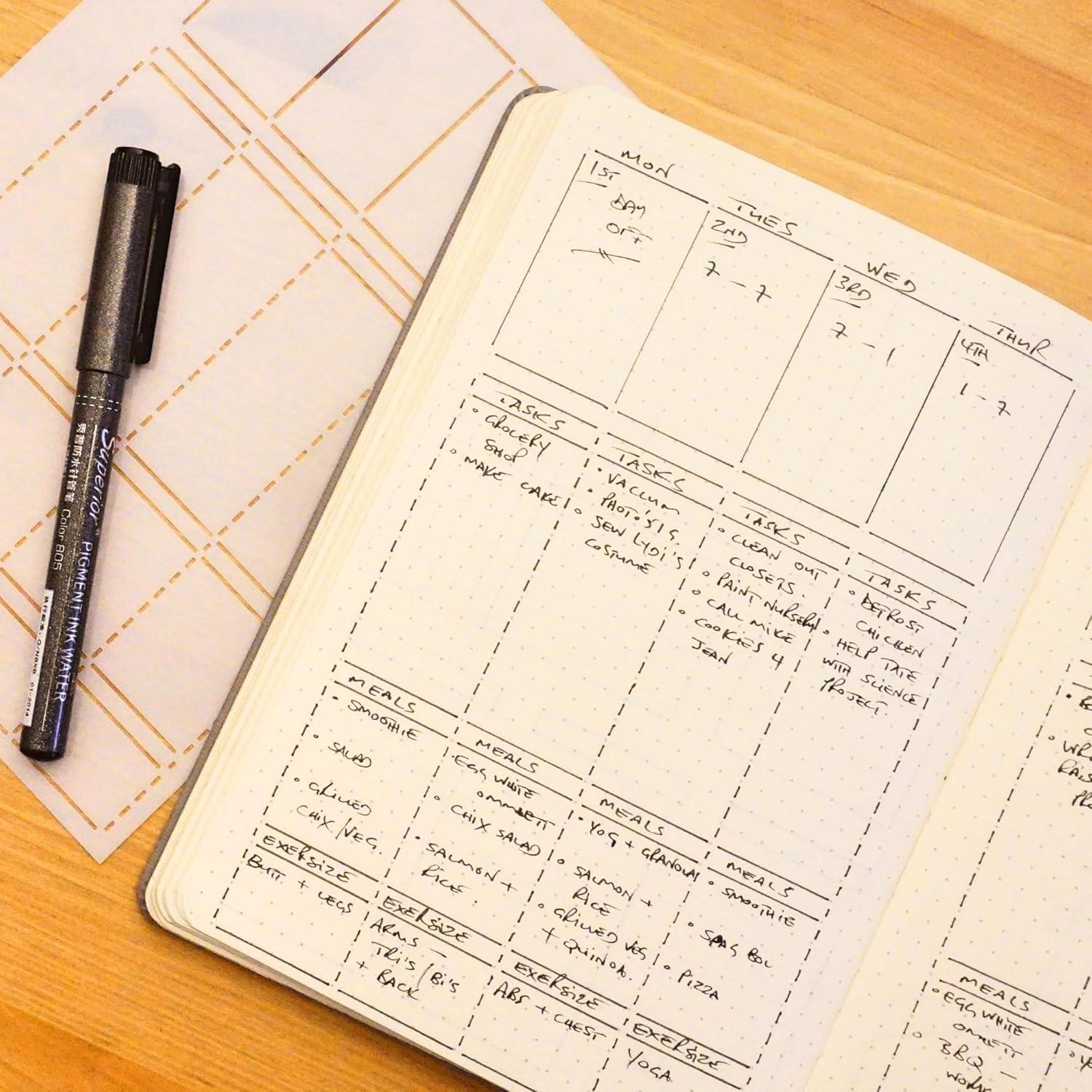 Plantillas Semanales A5 Sunny Streak - 6 Diseños para Diario