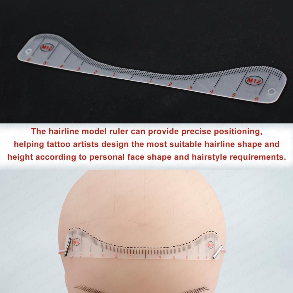 Regla Plantilla para Dibujo de Línea Capilar Rasmet - 7 Estilos