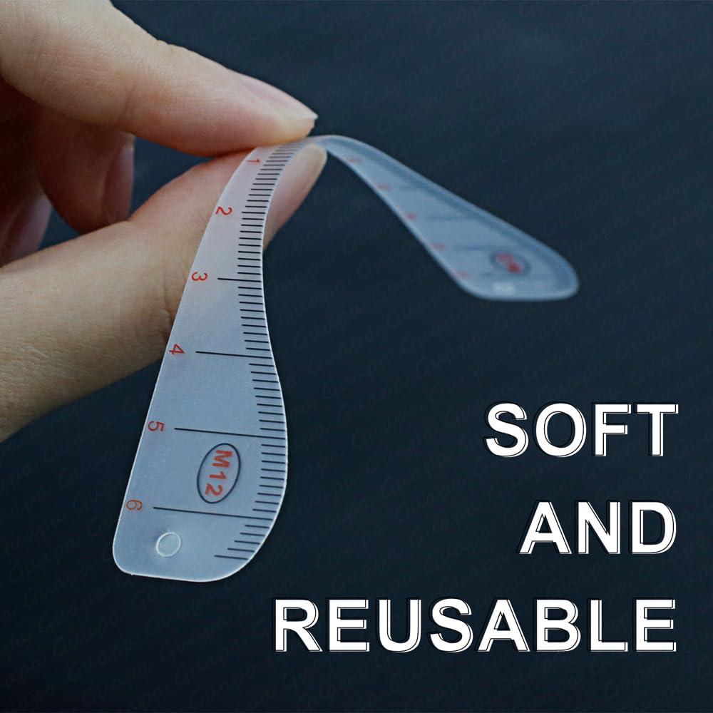 Regla Plantilla para Dibujo de Línea Capilar Rasmet - 7 Estilos