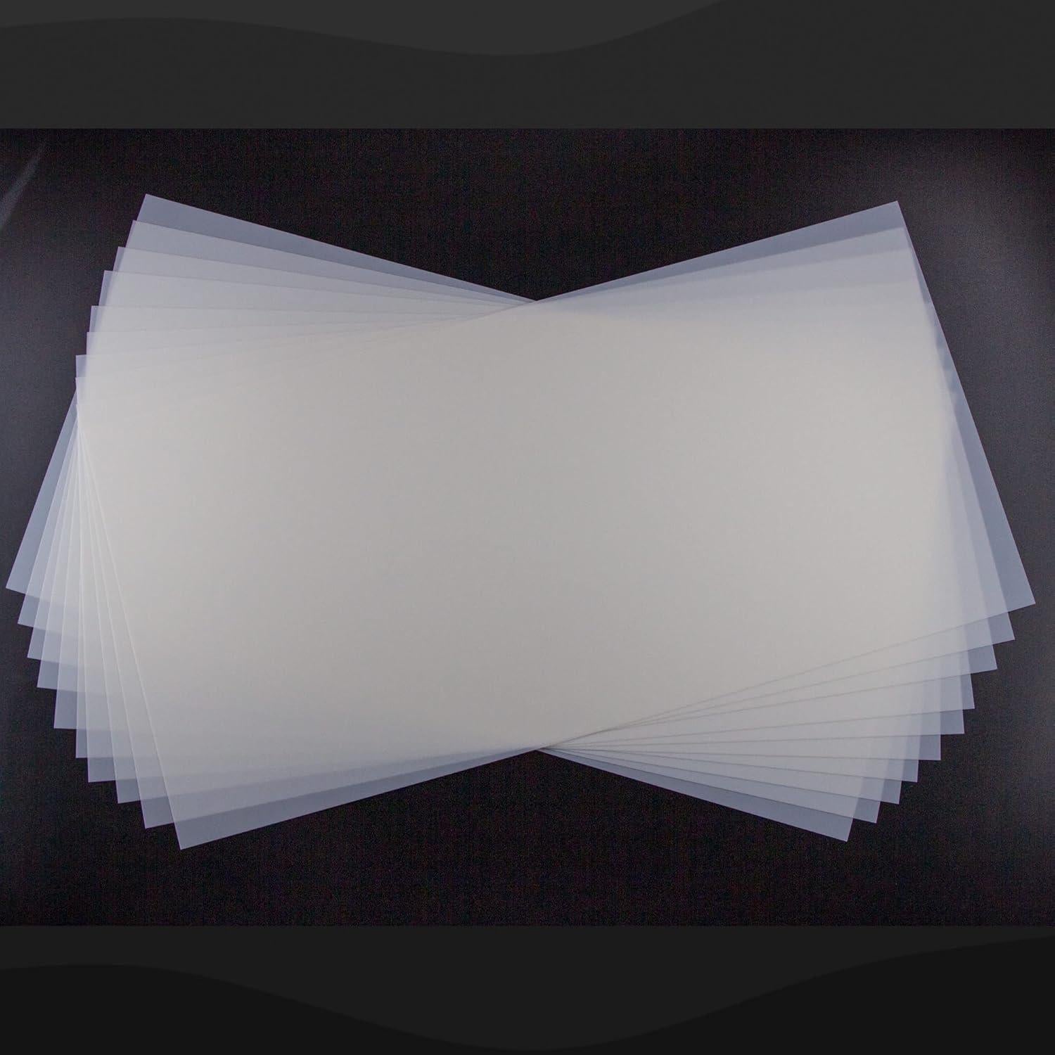 10 Hojas Plantillas Mylar 12x24 cm Neglex Reutilizables