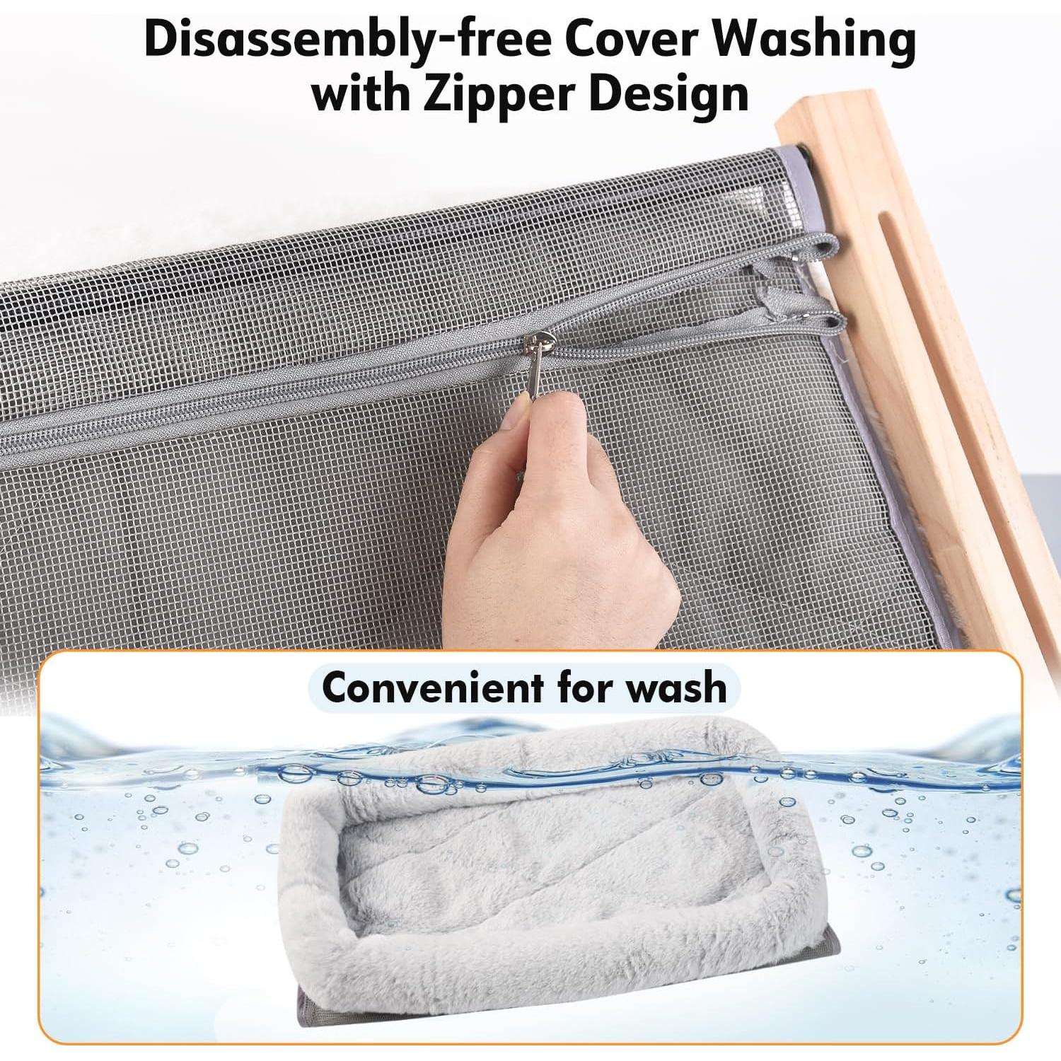 Perch de Ventana para Gatos AMOSIJOY 62x38cm Resistente