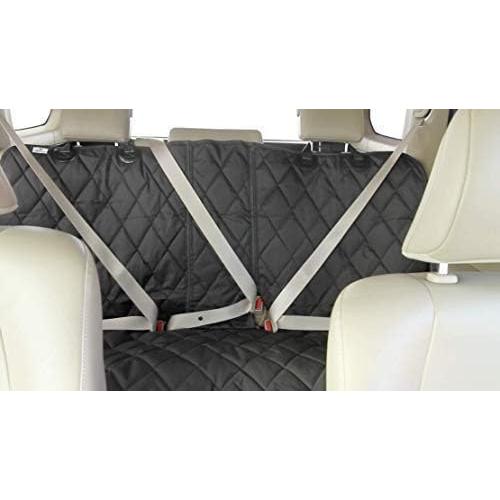 Hamaca para Perros 4Knines Regular Negra - Funda Impermeable para Autos