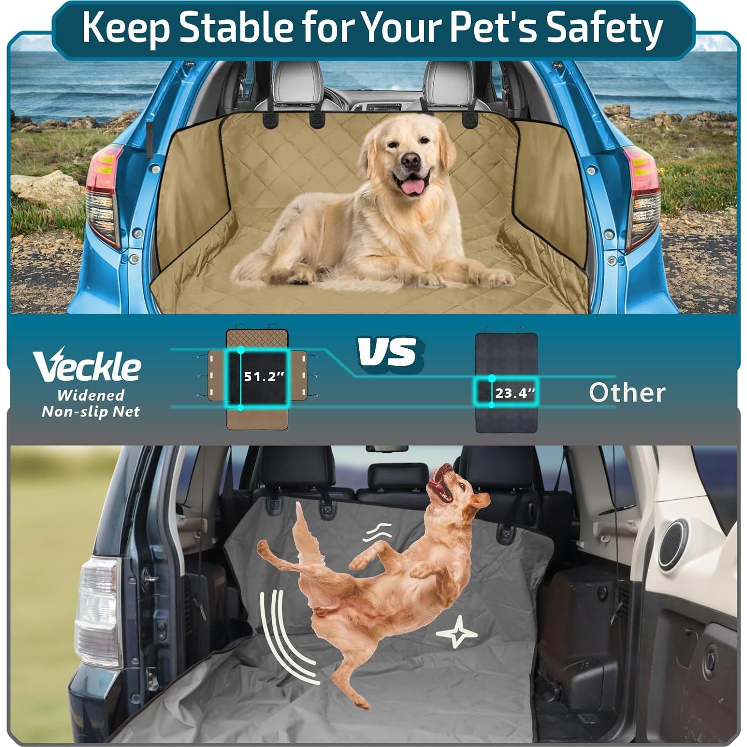 Cubierta de Carga para SUV Veckle 135x130 cm Antideslizante