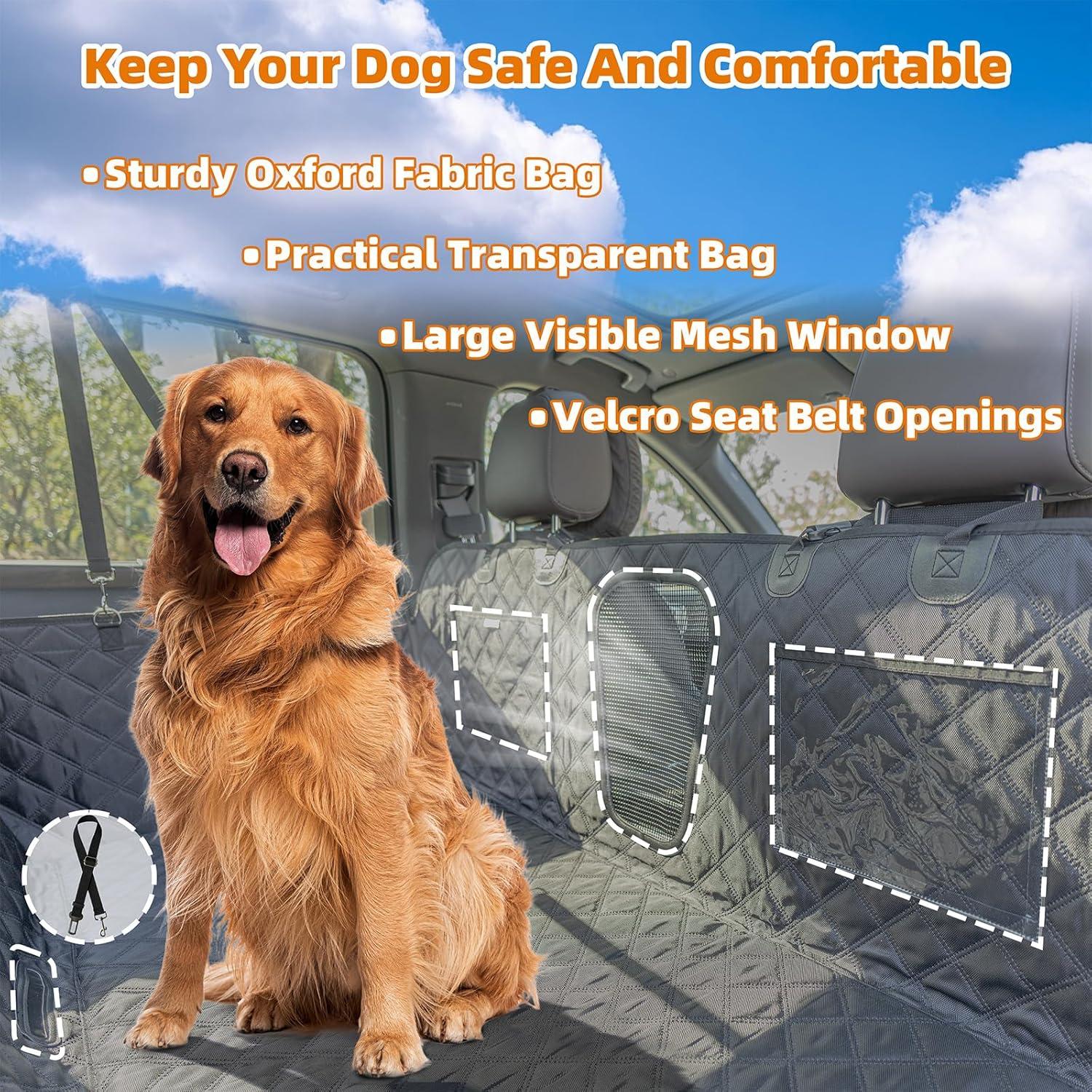 Extensor de Asiento Trasero para Perros HERBERWE HBW-1680D Negro