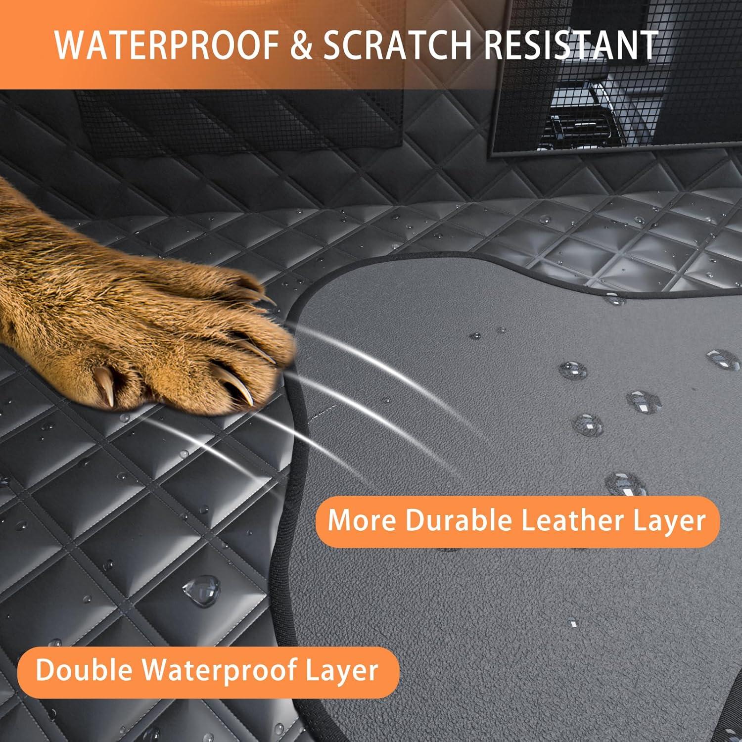 Cubierta de Asiento Trasero para Perros Sixheels - Negro Inflable