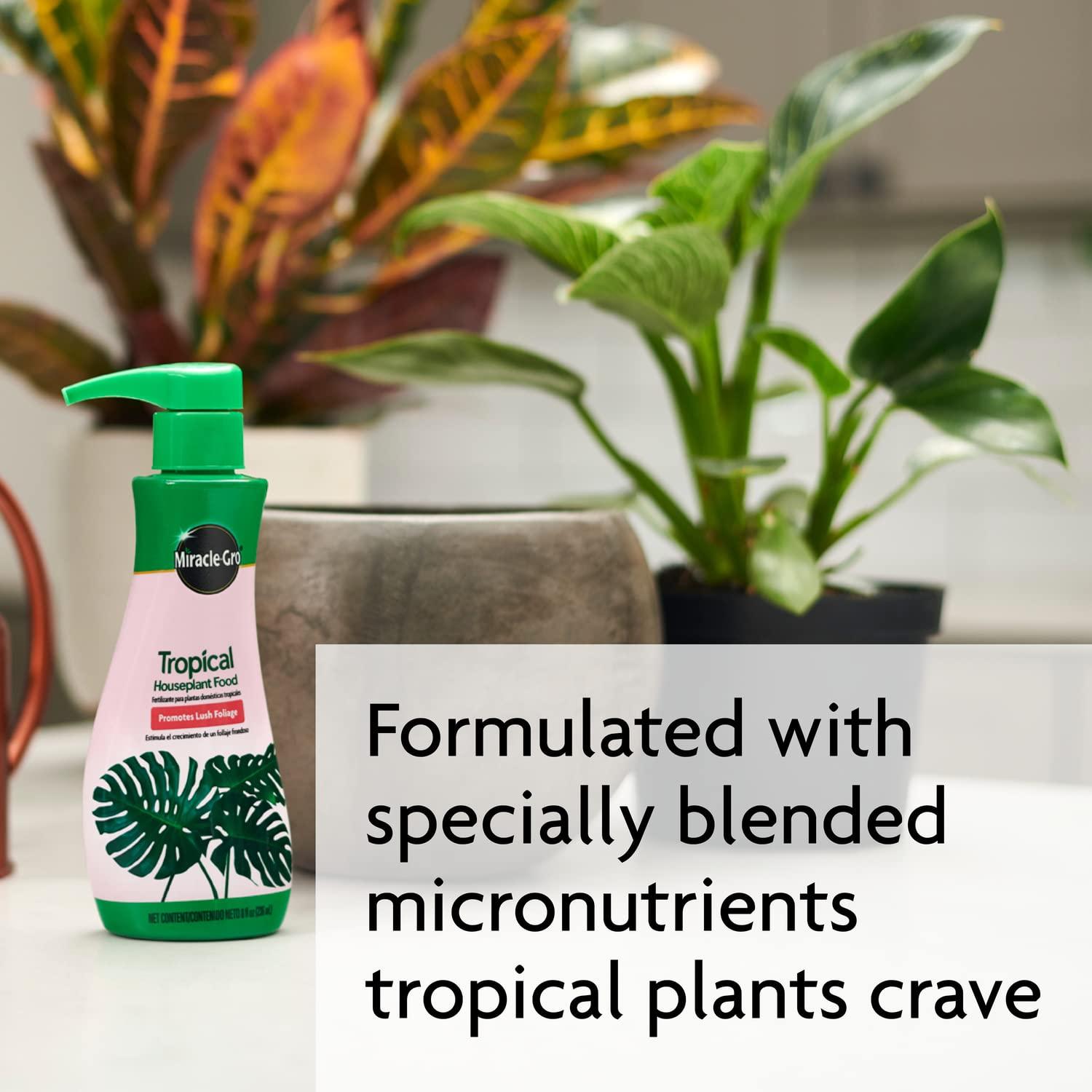 Fertilizante Líquido para Plantas Tropicales Miracle-Gro 236.6 ml 2-Pack