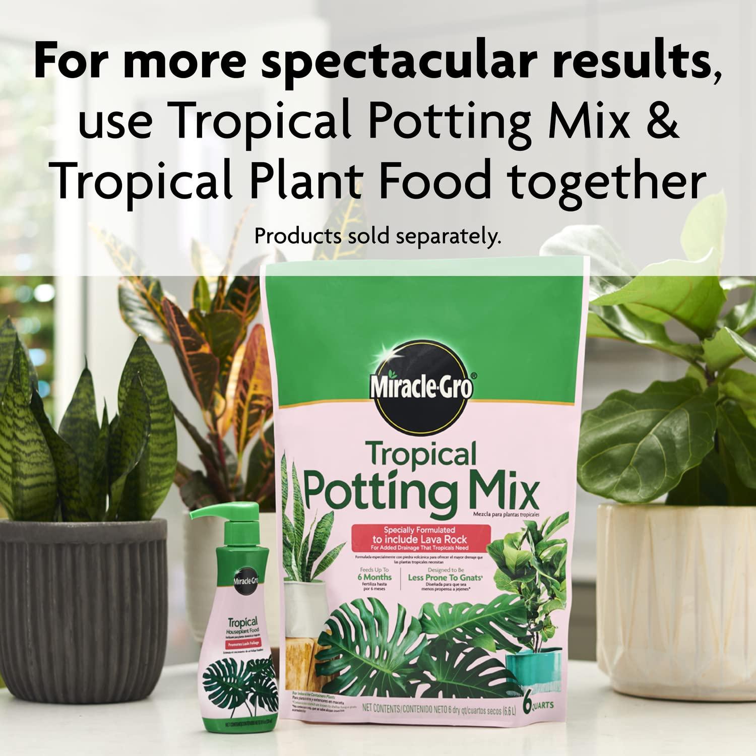 Fertilizante Líquido para Plantas Tropicales Miracle-Gro 236.6 ml 2-Pack