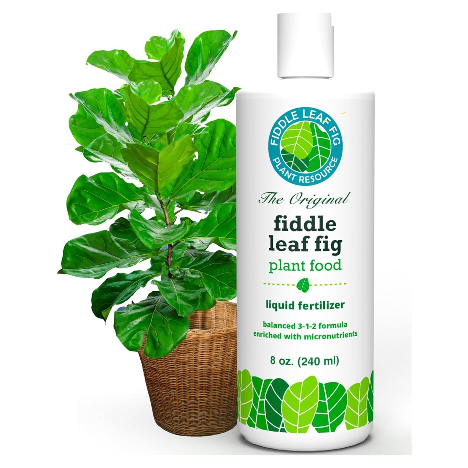 Fertilizante Líquido Fiddle Leaf Fig 226.8ml - Sin Urea NPK 3-1-2