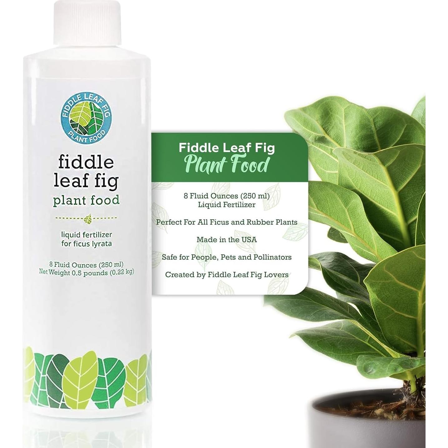 Fertilizante Líquido Fiddle Leaf Fig 226.8ml - Sin Urea NPK 3-1-2