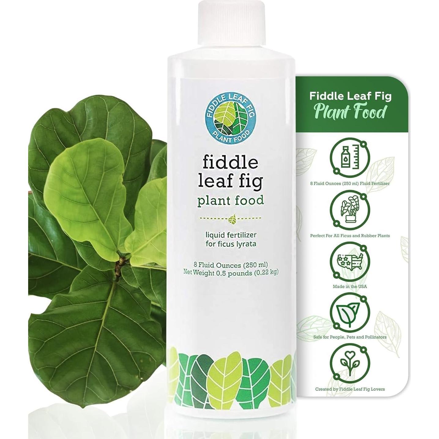 Fertilizante Líquido Fiddle Leaf Fig 226.8ml - Sin Urea NPK 3-1-2