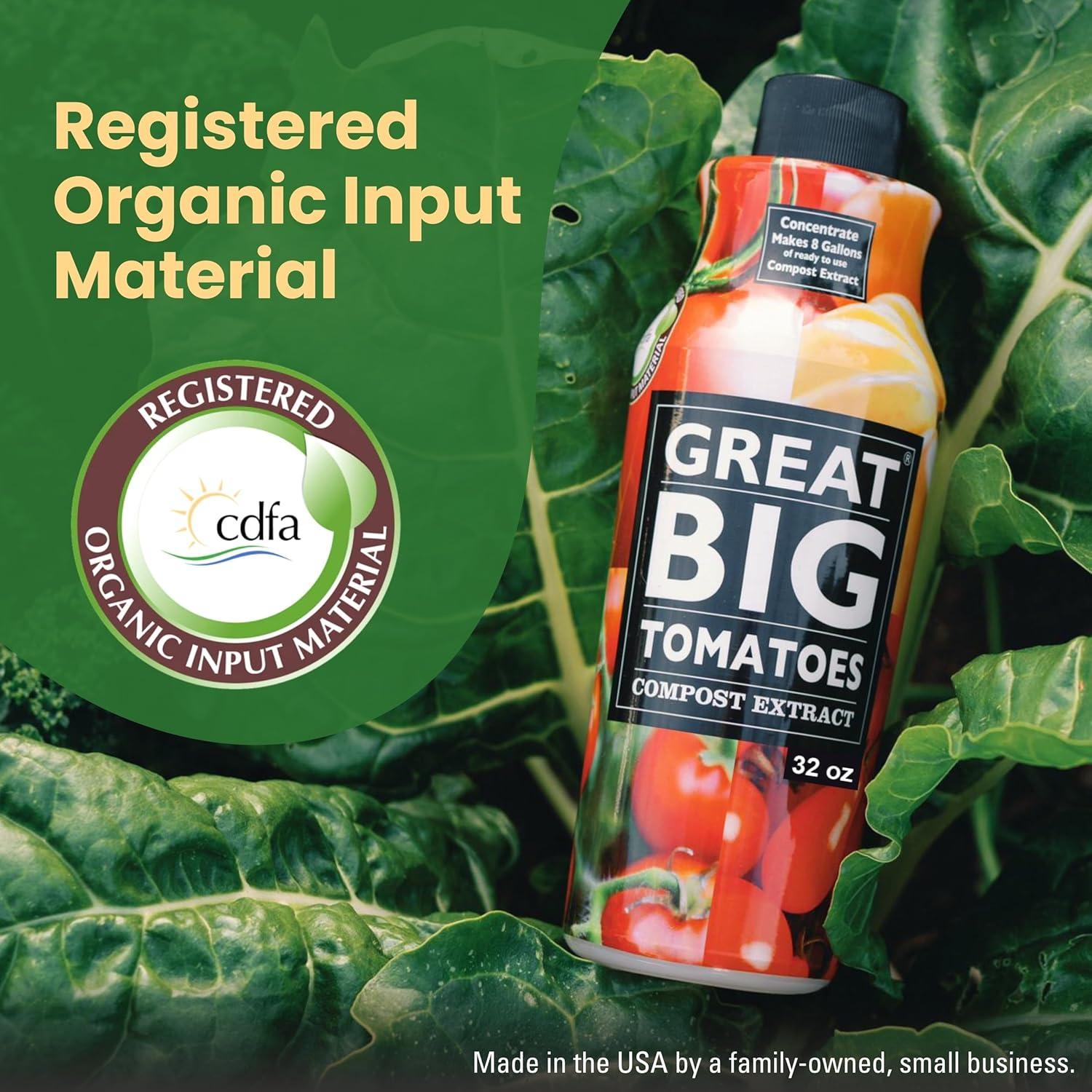 Acelerador de Fertilizante Líquido Grandes Tomates 32 oz