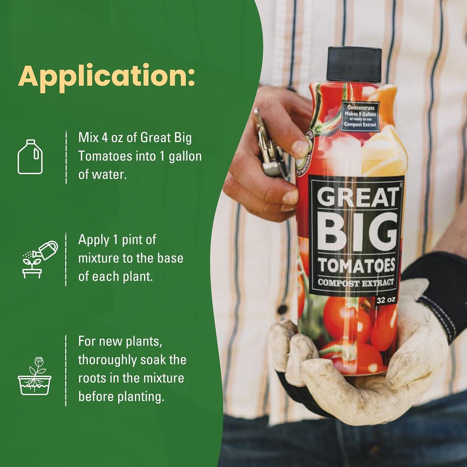 Acelerador de Fertilizante Líquido Grandes Tomates 32 oz