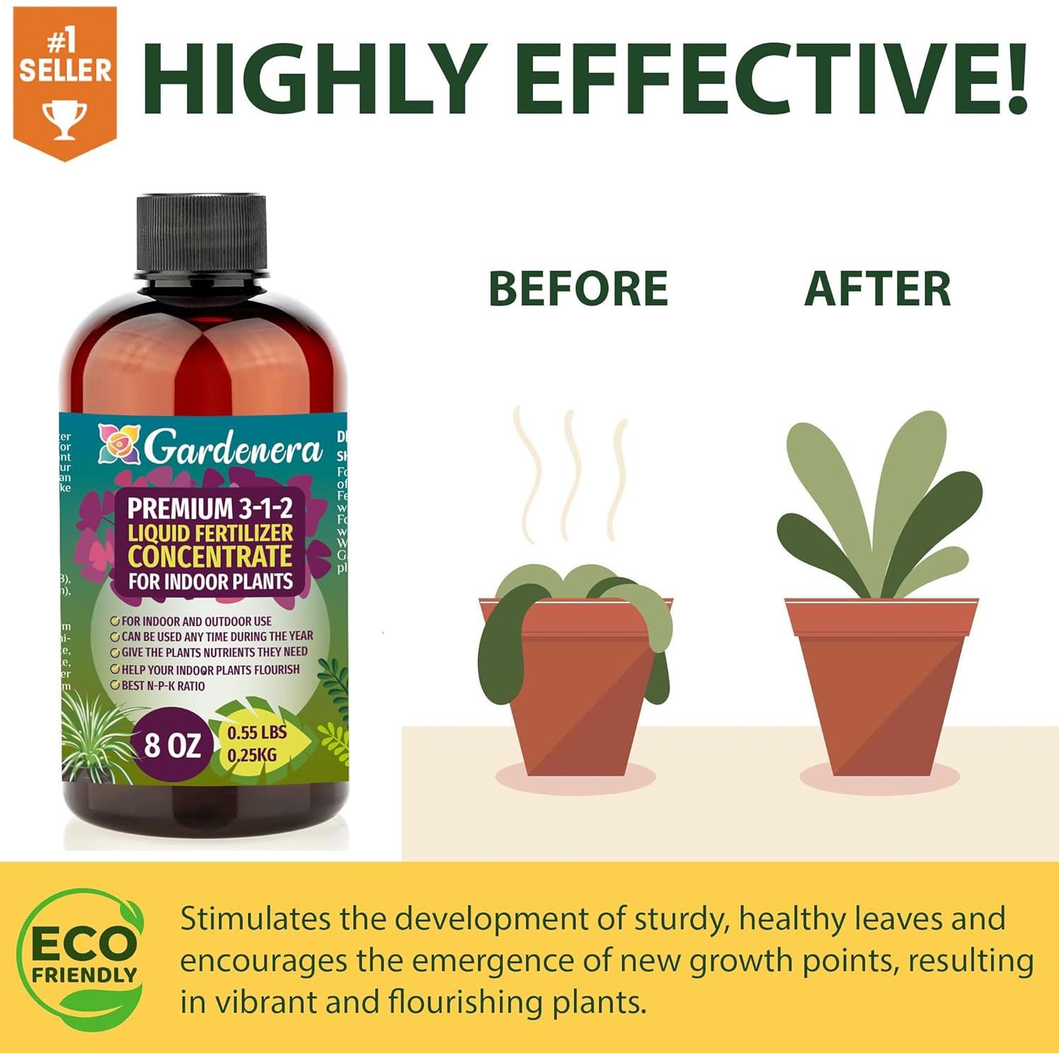 Fertilizante Líquido Orgánico Gardenera 3-1-2 para Cítricos 227 g