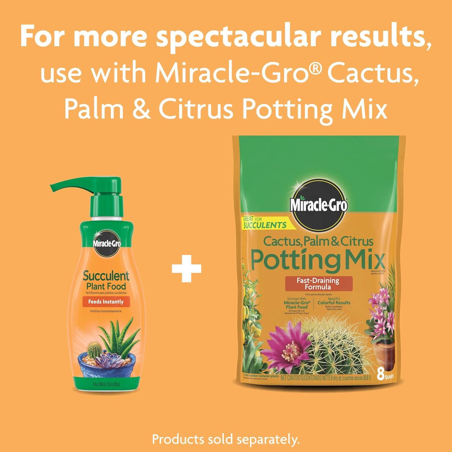 Alimento para Plantas Suculentas Miracle-Gro 227 g - Cactus, Jade, Aloe