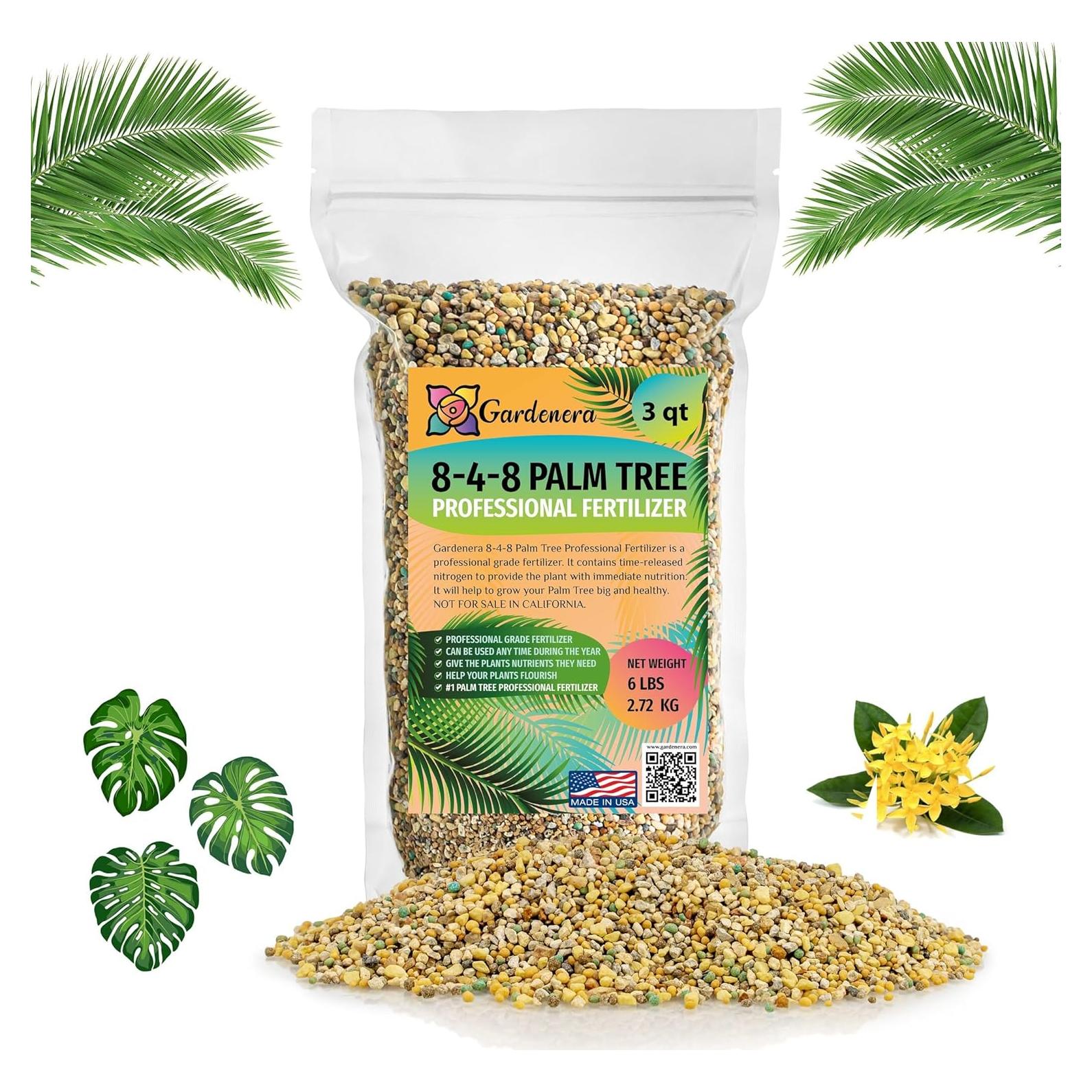 Fertilizante Gardenera 8-4-8 para Palmeras y Plantas Ornamentales 2.82kg