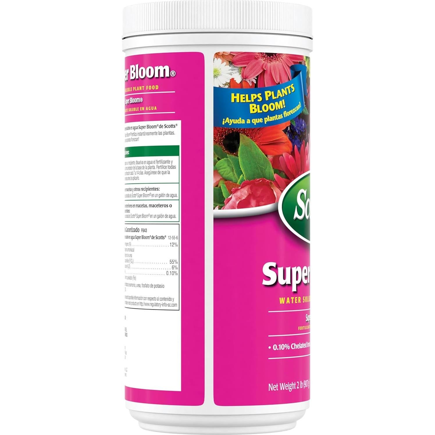 Fertilizante líquido Scotts Super Bloom 0.91 kg NPK 12-55-6