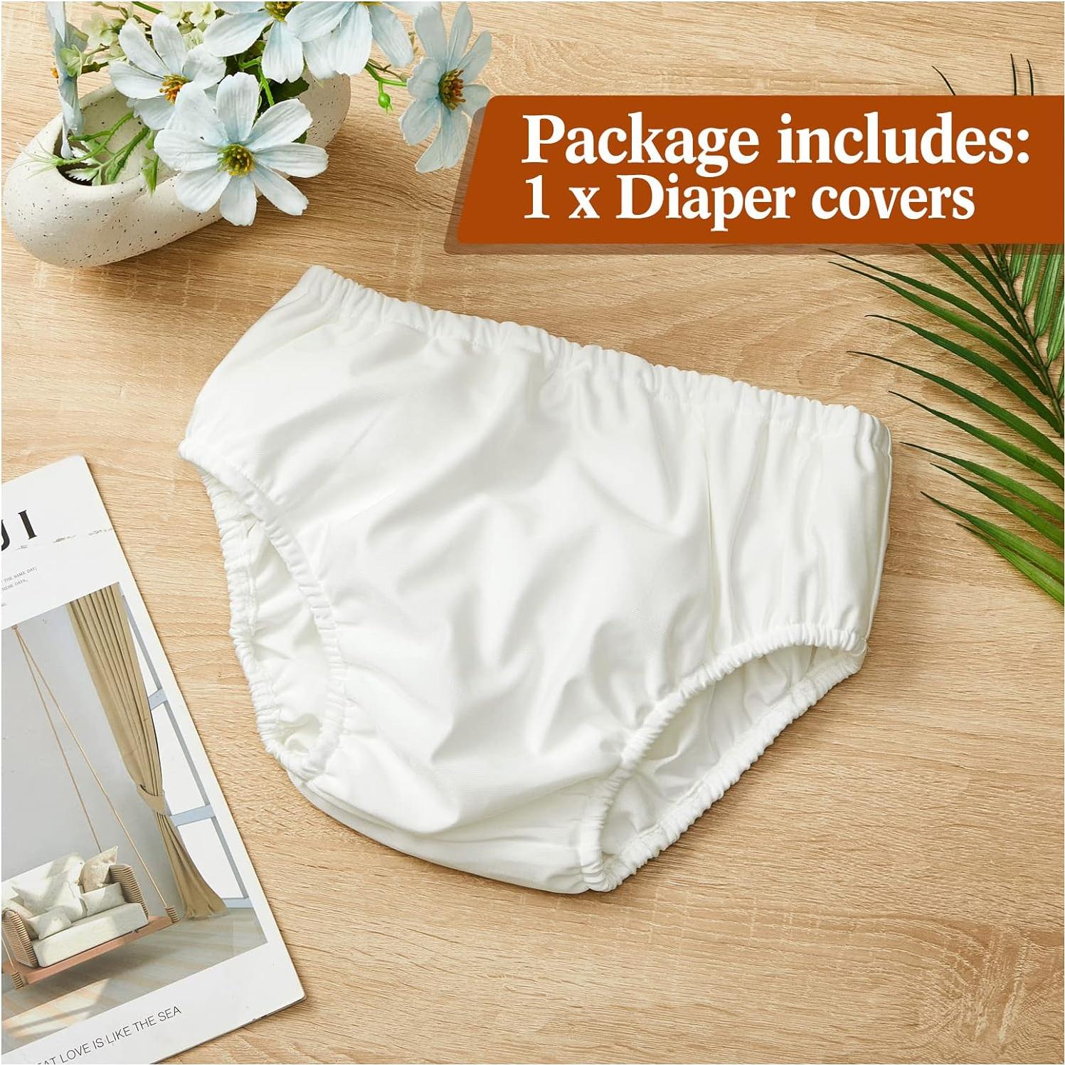 Pañal de natación reutilizable Amylove Mediano Blanco