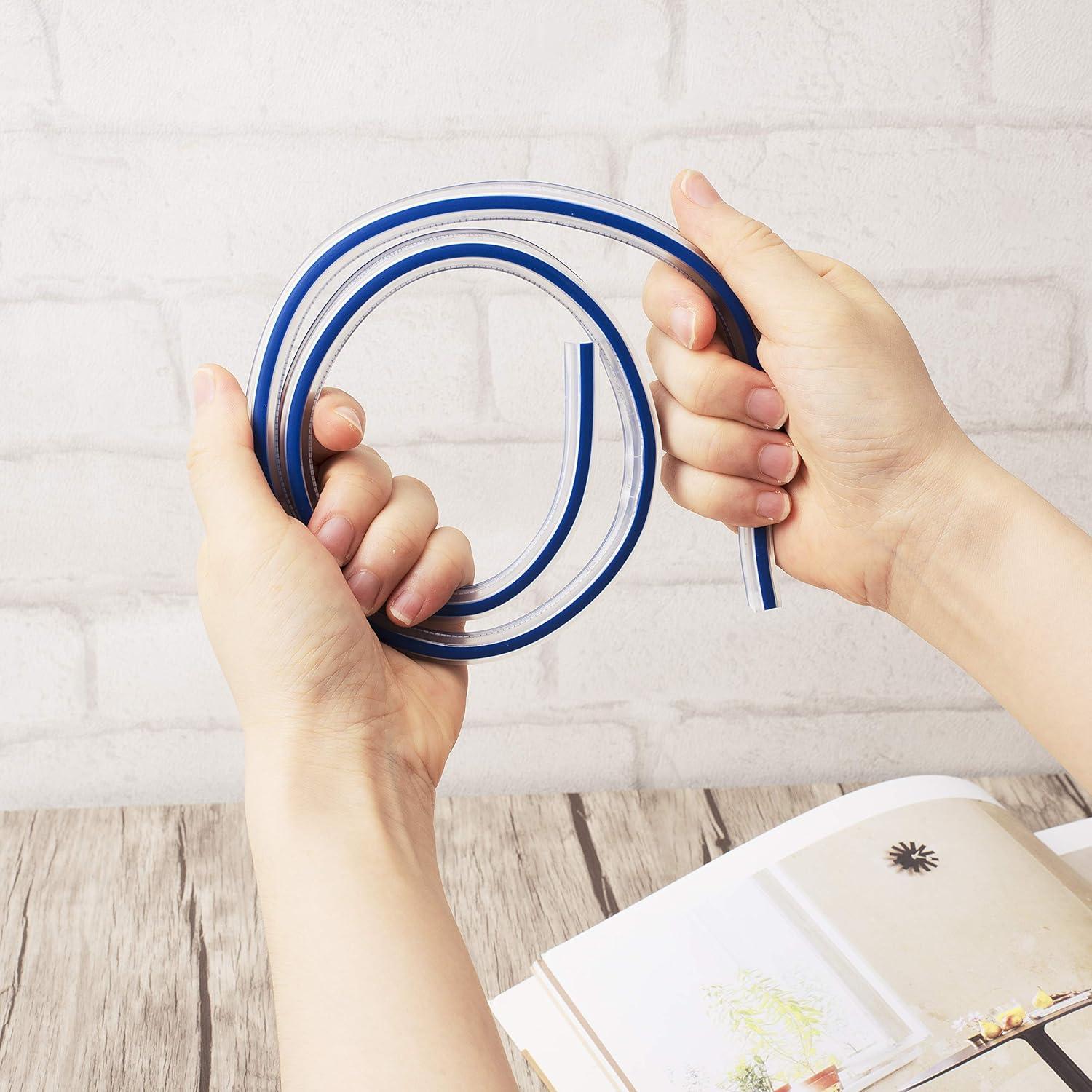 Regla Curva Flexible 60 cm Mr. Pen para Dibujo y Costura