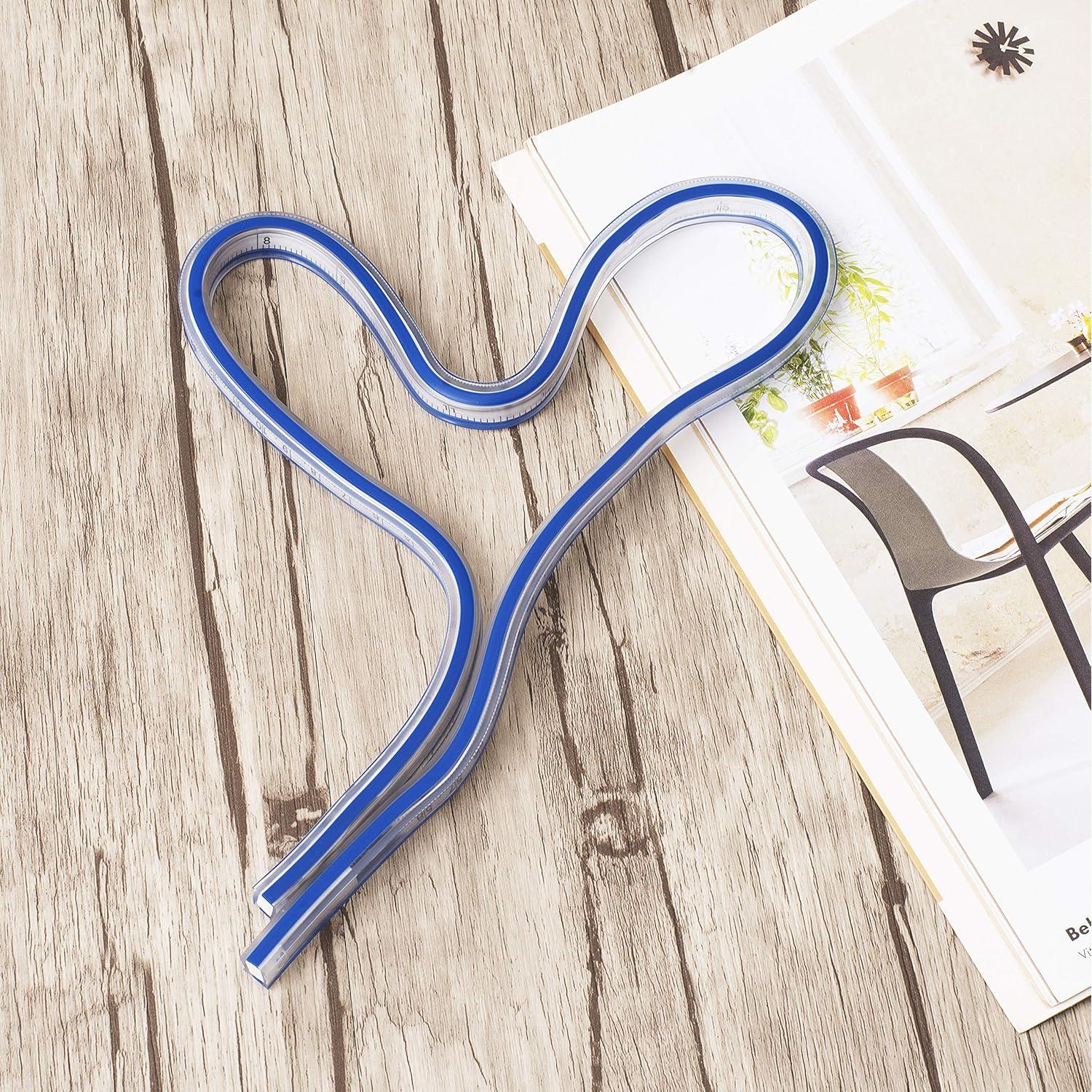 Regla Curva Flexible 60 cm Mr. Pen para Dibujo y Costura