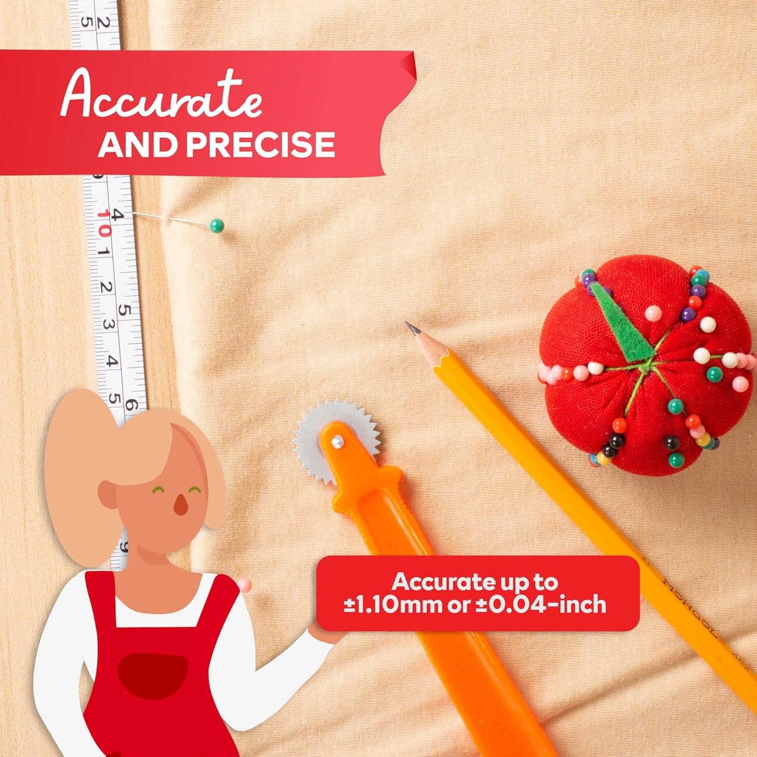 Cinta Métrica Adhesiva XFasten 1.27 cm x 3.66 m 2-Pack