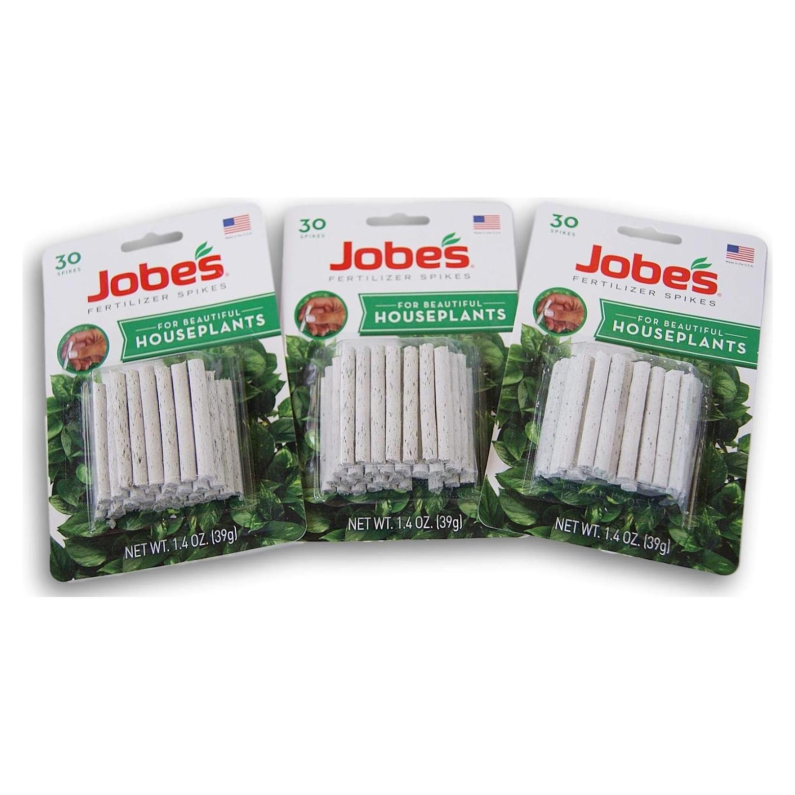 Picos de Fertilizante Jobes para Plantas de Interior - 90 Unidades