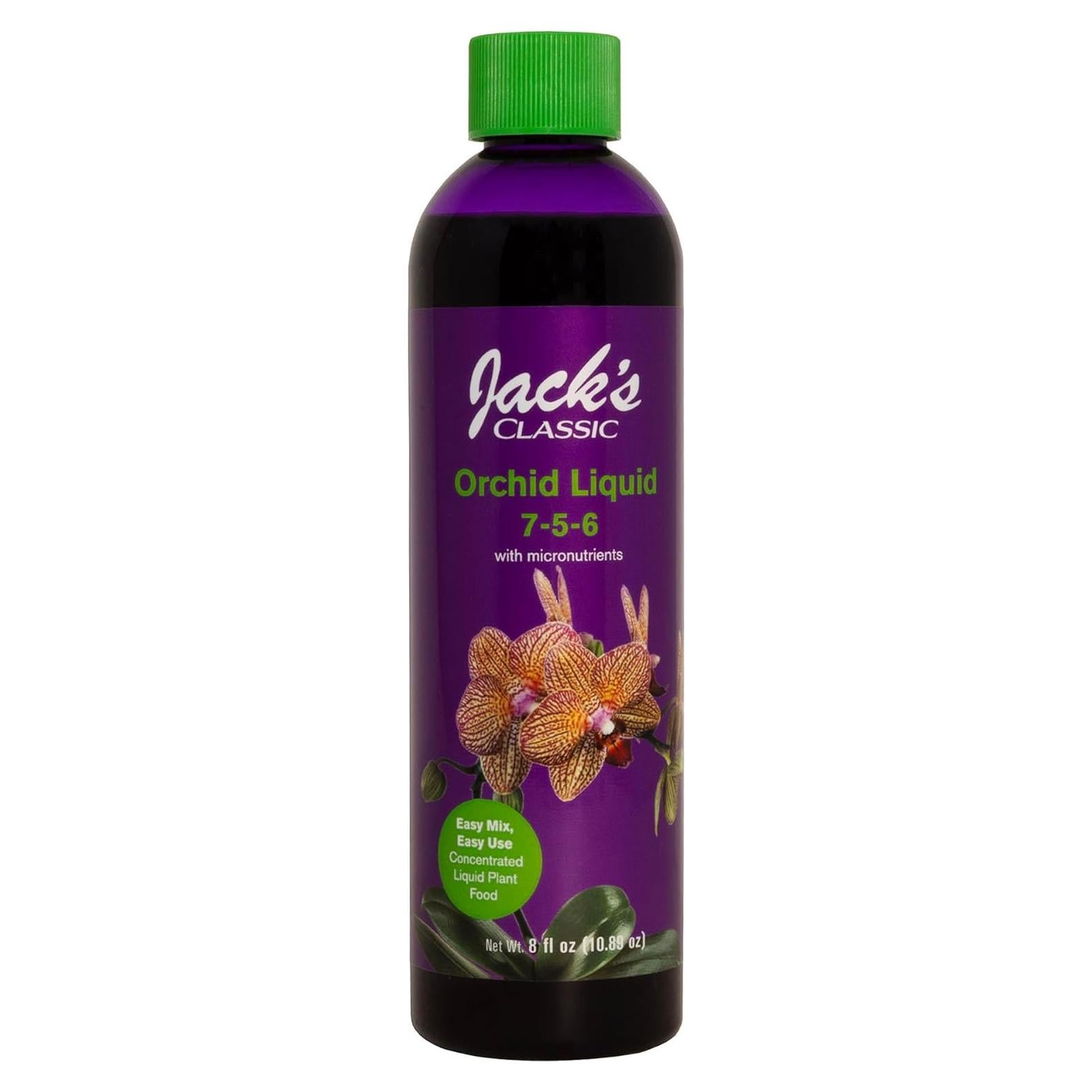 Fertilizante Líquido Jack's Classic 7-5-6 para Orquídeas 236.6 ml
