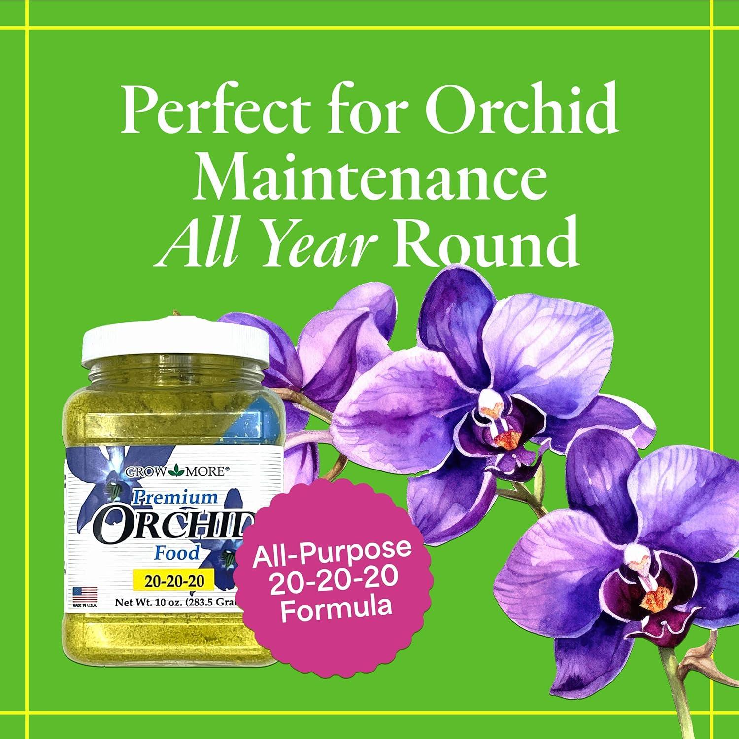 Fertilizante para Orquídeas Grow More 20-20-20 283.5g Uso General