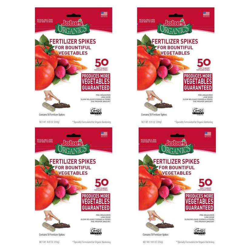 Fertilizante Orgánico Jobe's para Verduras y Tomates 2-7-4