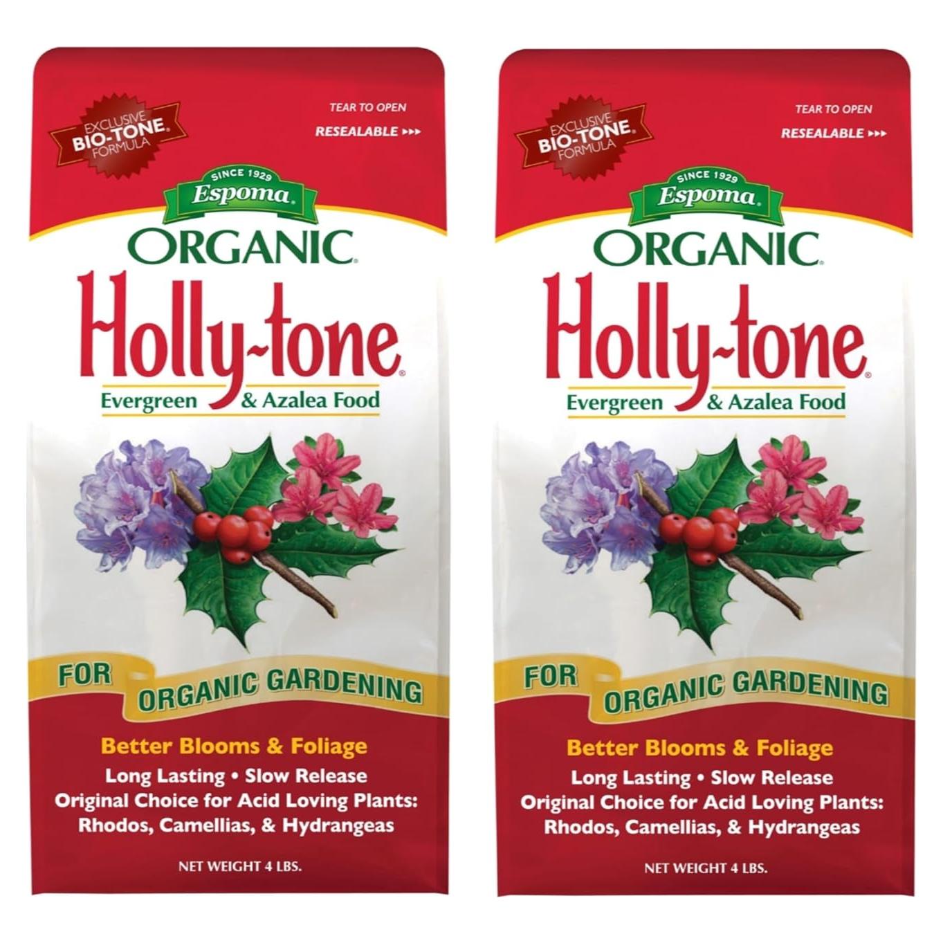 Fertilizante Orgánico Espoma Holly-Tone 4-3-4 1.81 kg - Paquete de 2