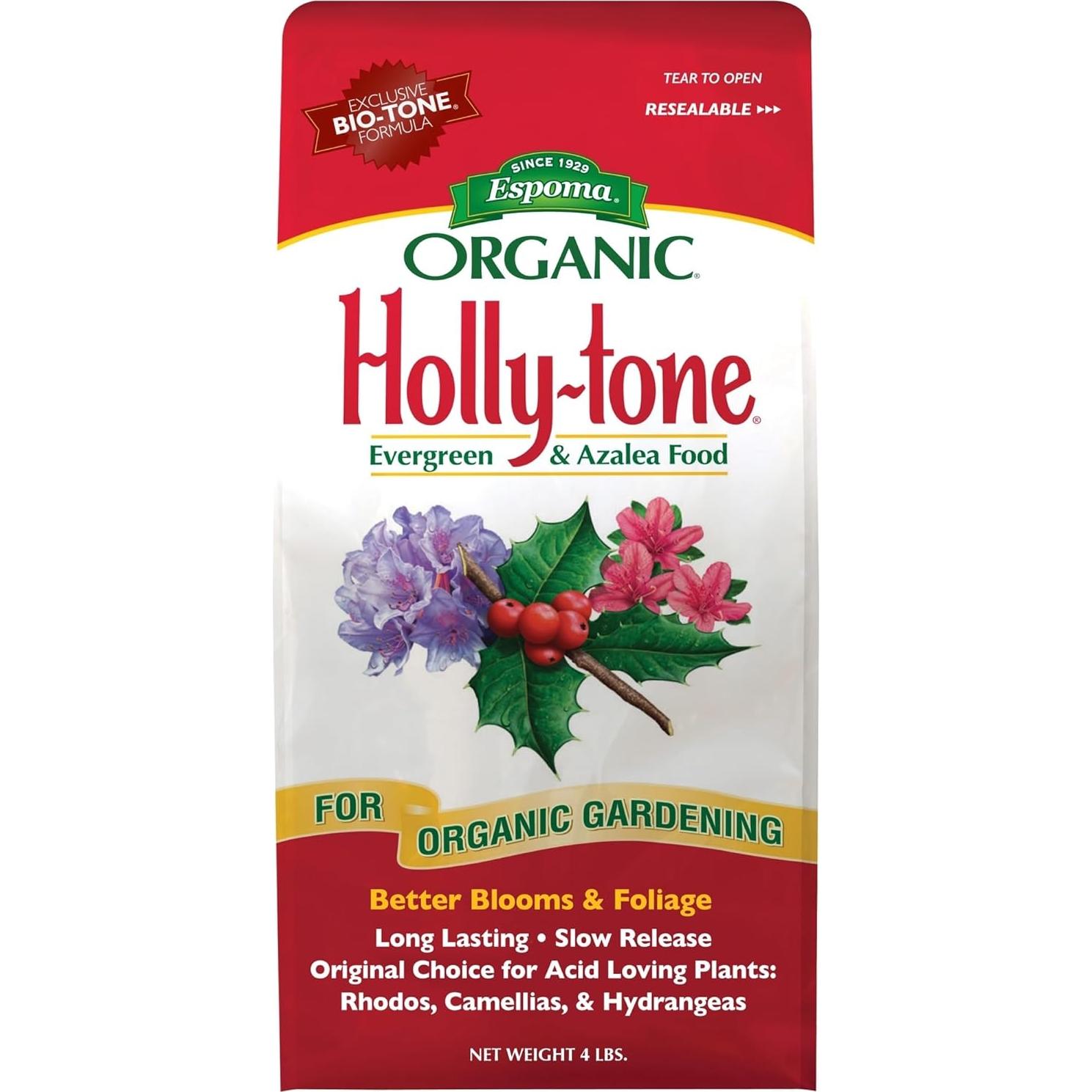 Fertilizante Orgánico Espoma Holly-Tone 4-3-4 1.81 kg - Paquete de 2