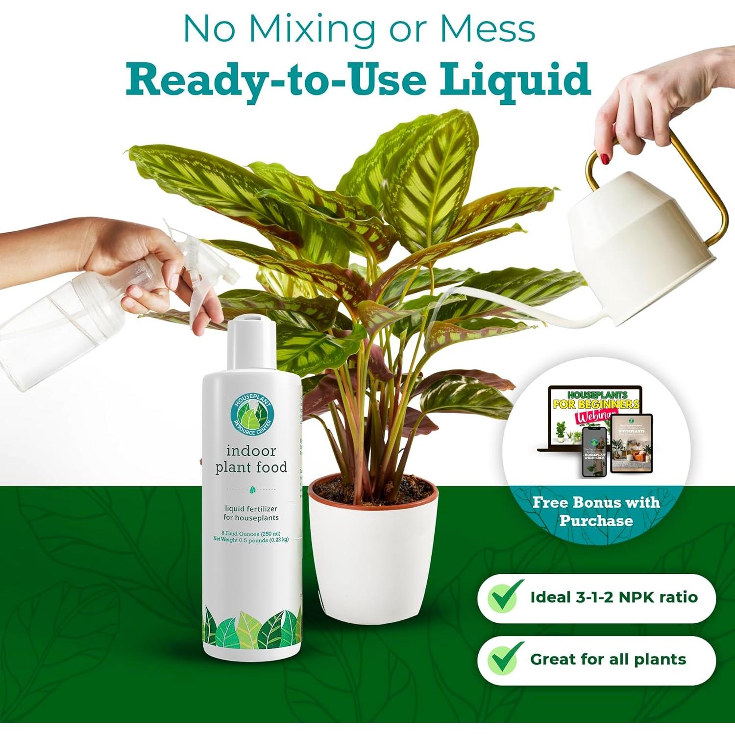 Fertilizante Líquido Orgánico Houseplant 255 g para Plantas de Interior