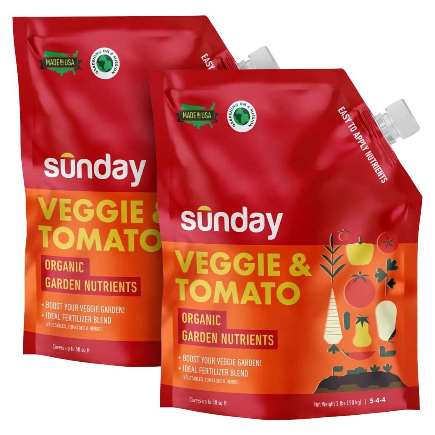 Fertilizante para Verduras y Tomates Sunday Garden 0.91 kg