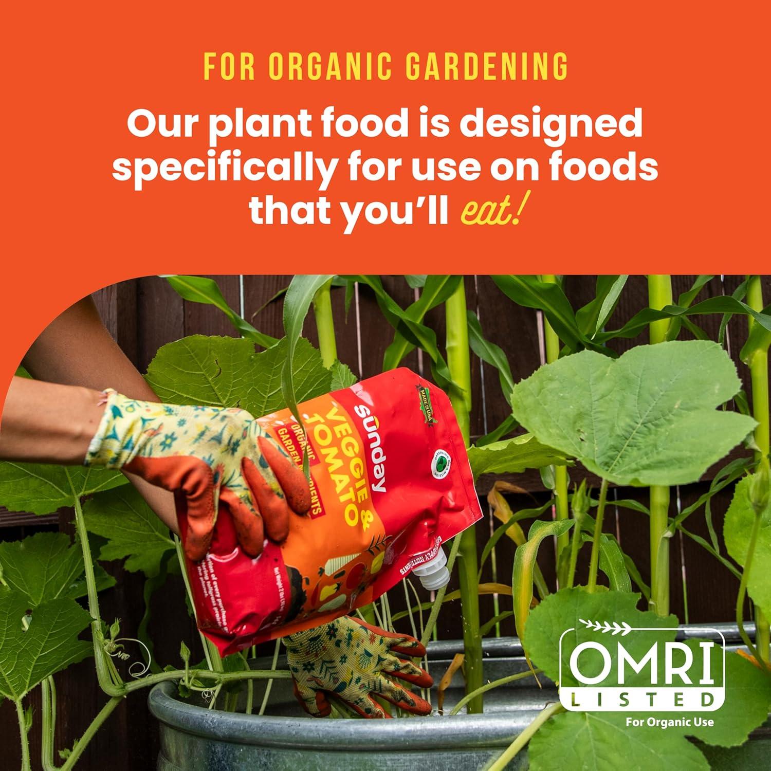 Fertilizante para Verduras y Tomates Sunday Garden 0.91 kg