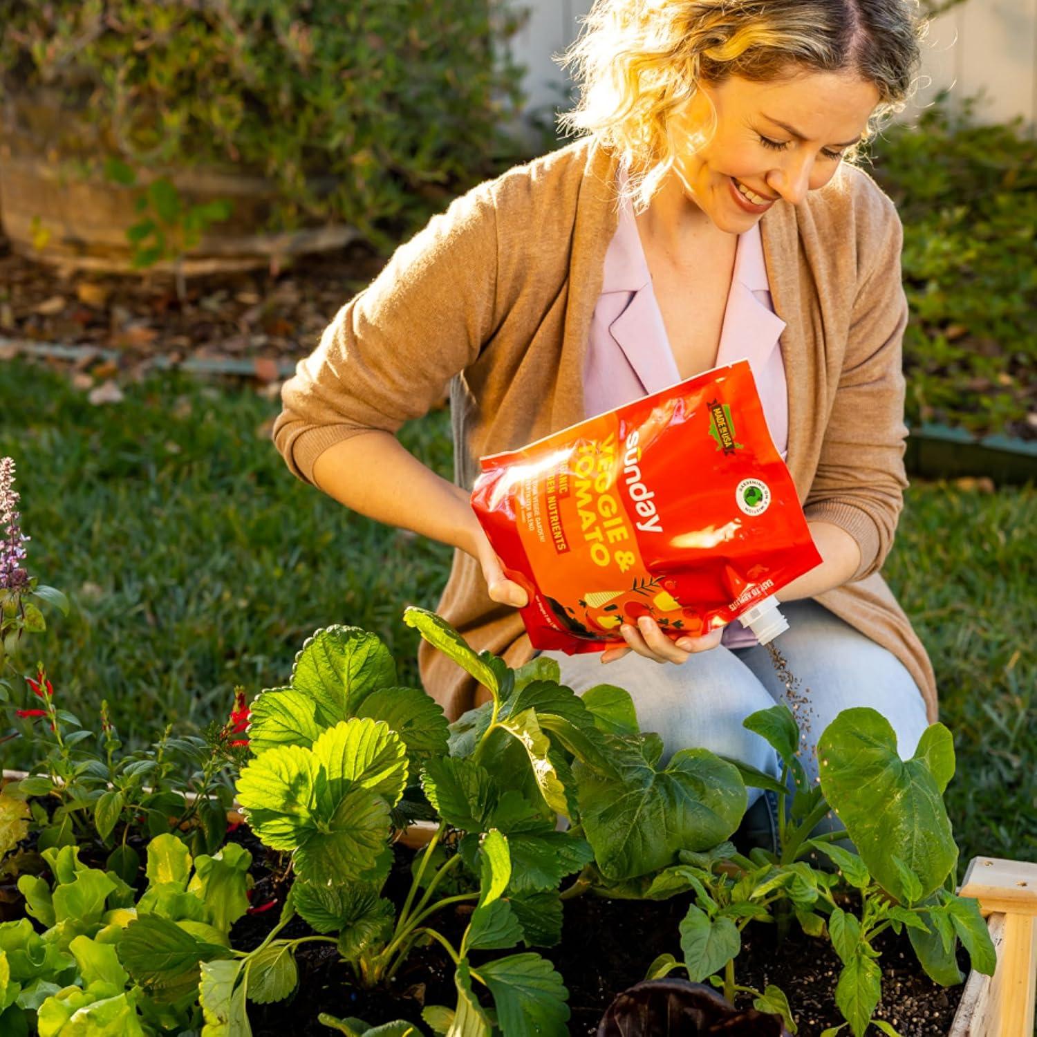 Fertilizante para Verduras y Tomates Sunday Garden 0.91 kg