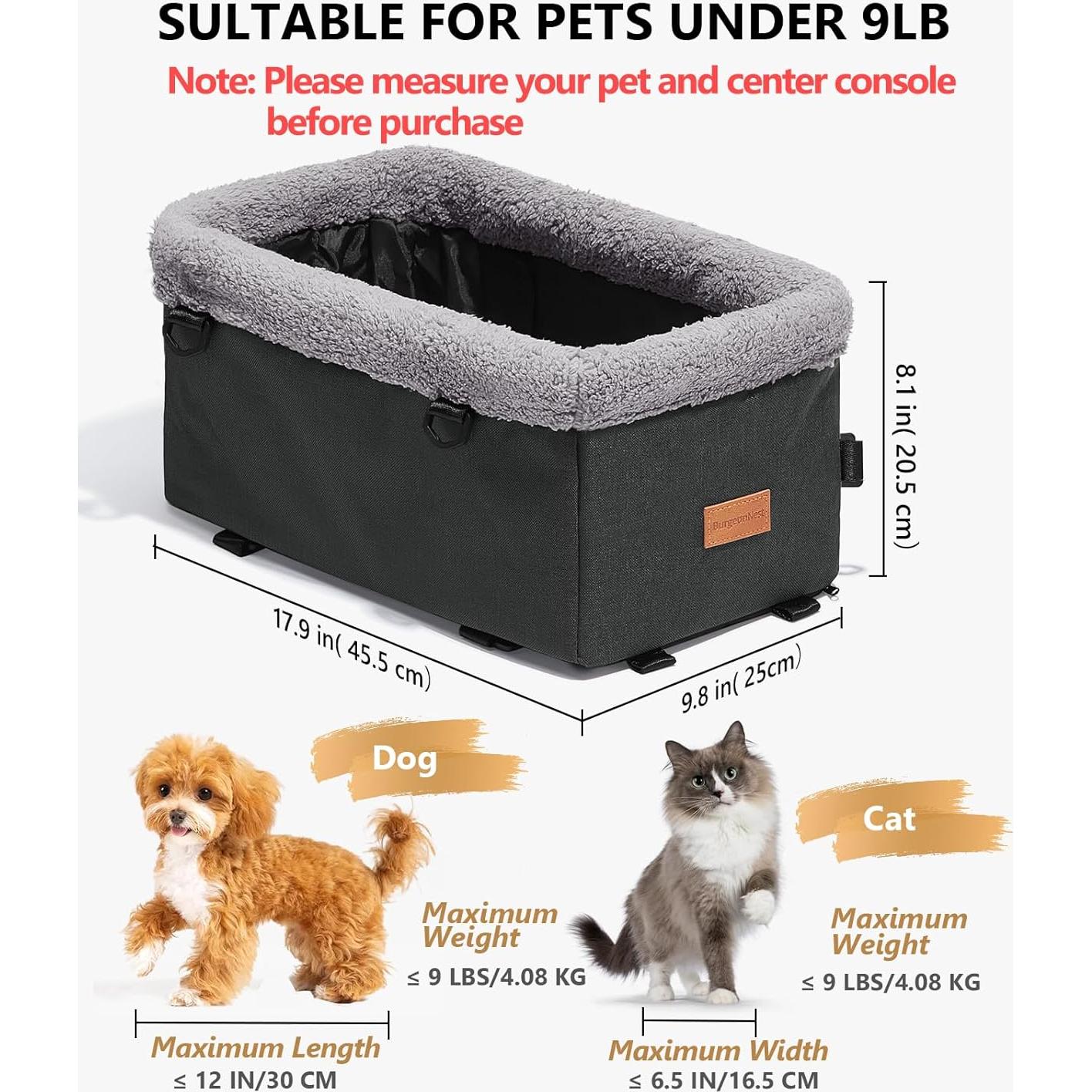 Asiento Elevador para Perros BurgeonNest Gris 9 lbs