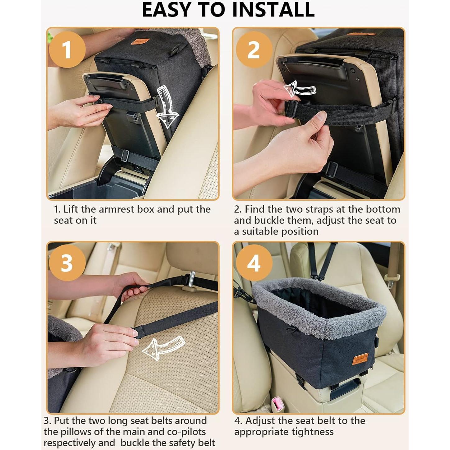 Asiento Elevador para Perros BurgeonNest Gris 9 lbs