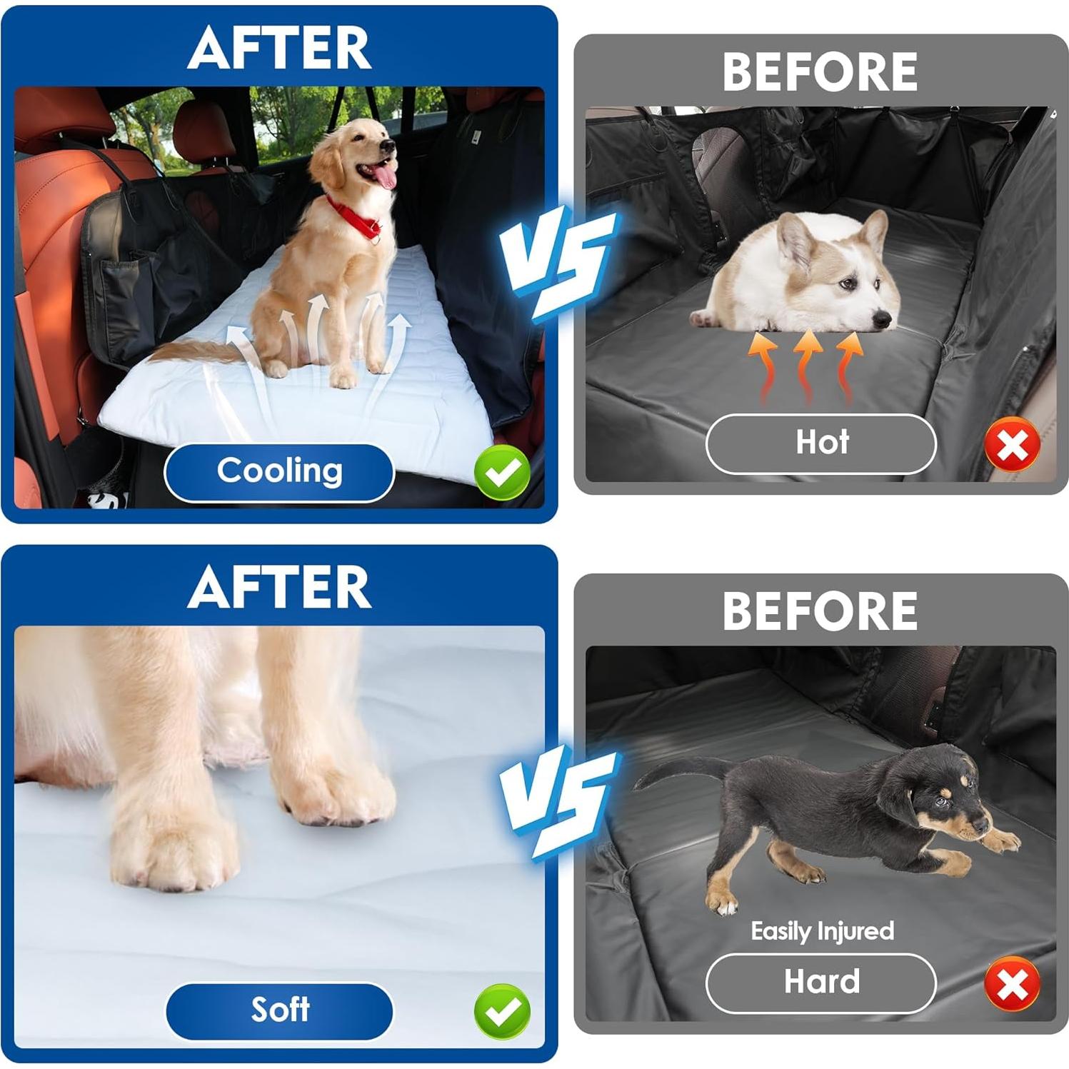 Cama para Perros ESARR 139.7x63.5cm Doble Cara Enfriamiento