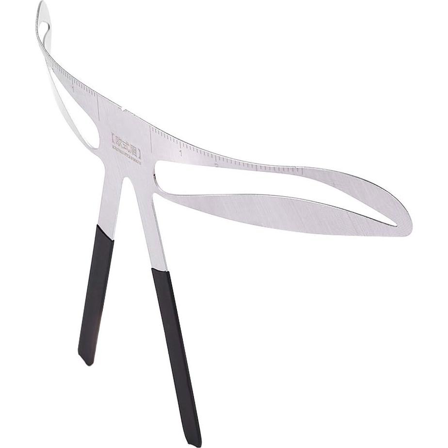 Regla de Cejas Tbest - Plantilla de Medición Precisa 14x8cm