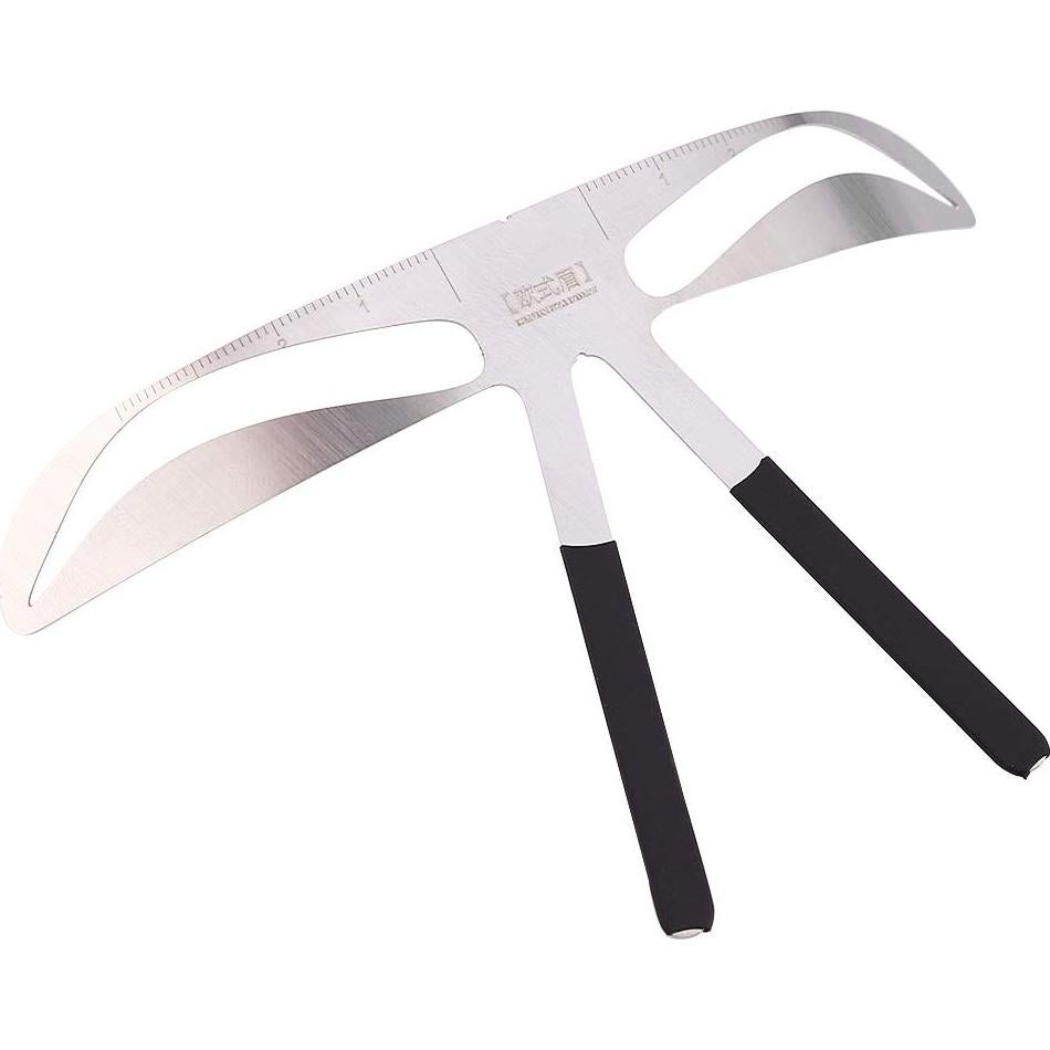 Regla de Cejas Tbest - Plantilla de Medición Precisa 14x8cm