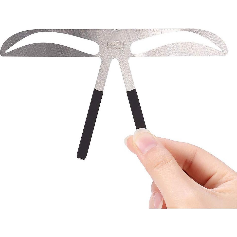 Regla de Cejas Tbest - Plantilla de Medición Precisa 14x8cm