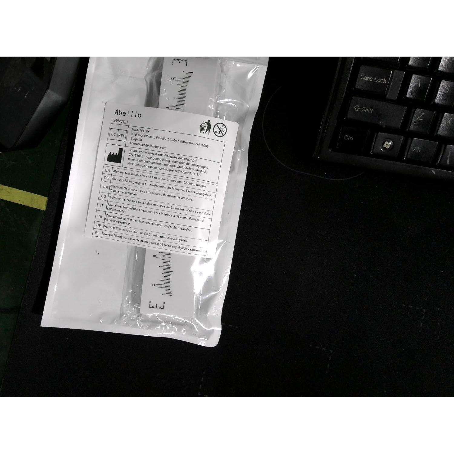 50 Plantillas de Cejas Desechables Abeillo - Herramienta de Medición