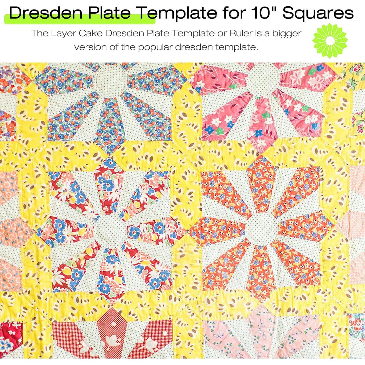 5 Plantillas de Acrílico para Quilting Kigley - 10 y 5 Pulgadas