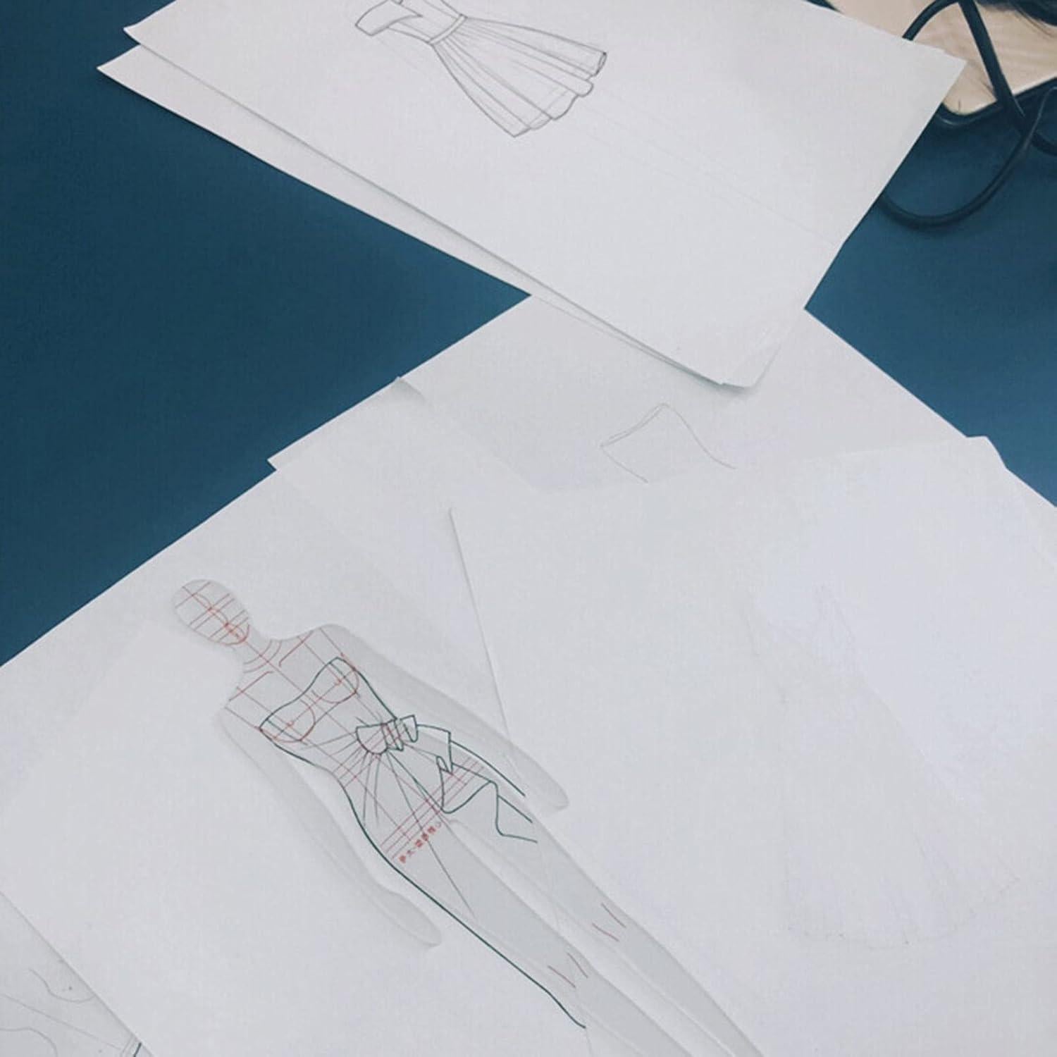 Juego de Plantillas de Curva Francesa DYNWAVE 8 Pcs para Sastrería