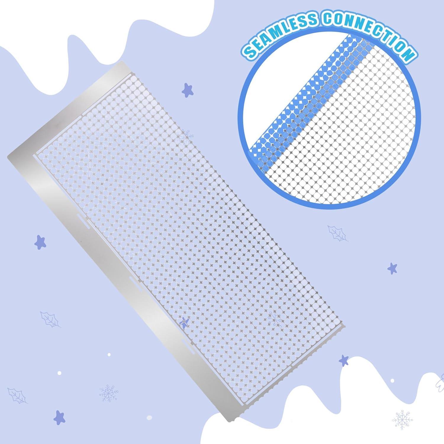 Juego de 2 Reglas de Dibujo de Diamante 5D Aphumedc 1020 Agujeros